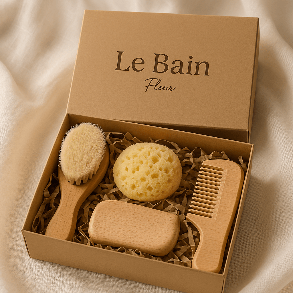 Le Bain Fleur - Yenidoğan Banyo Seti - Kişiselleştirilebilir