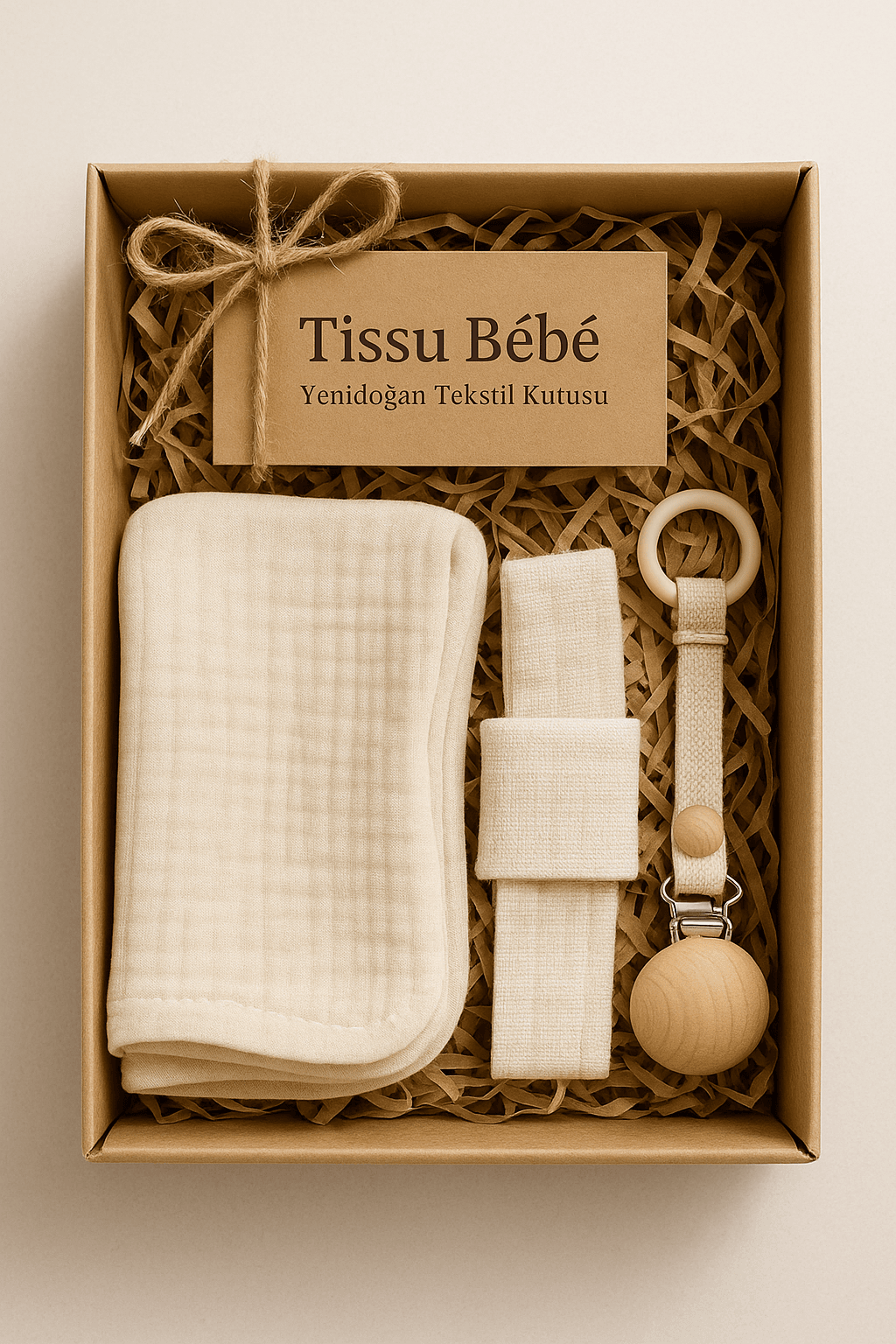 Tissu Bébé – Yenidoğan Müslin Tekstil Kutusu