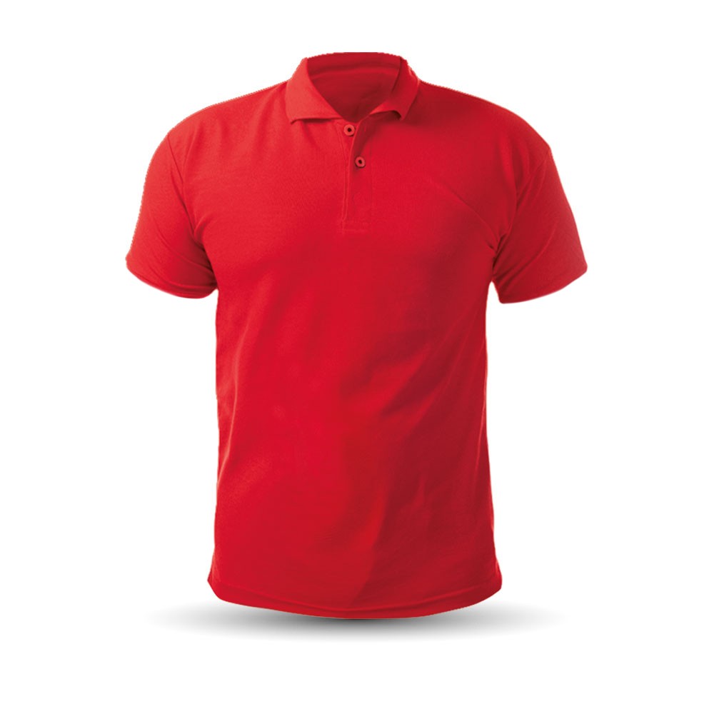 488904-XXL AÇELYA KIRMIZI XXL POLO YAKA TİŞÖRT
