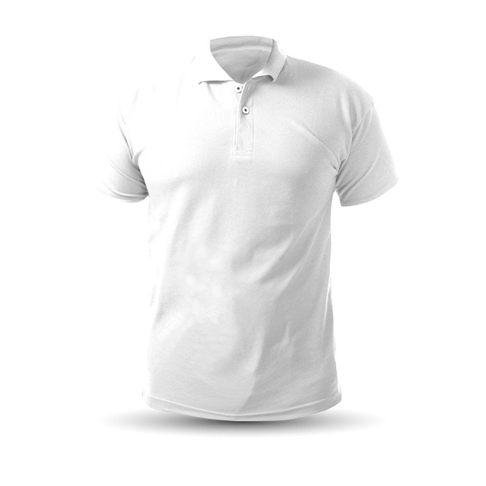 488902-XXL AÇELYA BEYAZ XXL POLO YAKA TİŞÖRT