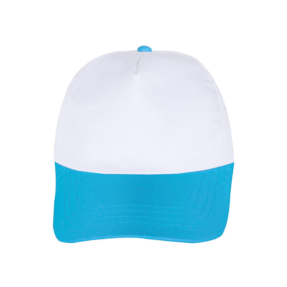 489438 PAPATYA BEYAZ-TURKUAZ POLYESTER ŞAPKA