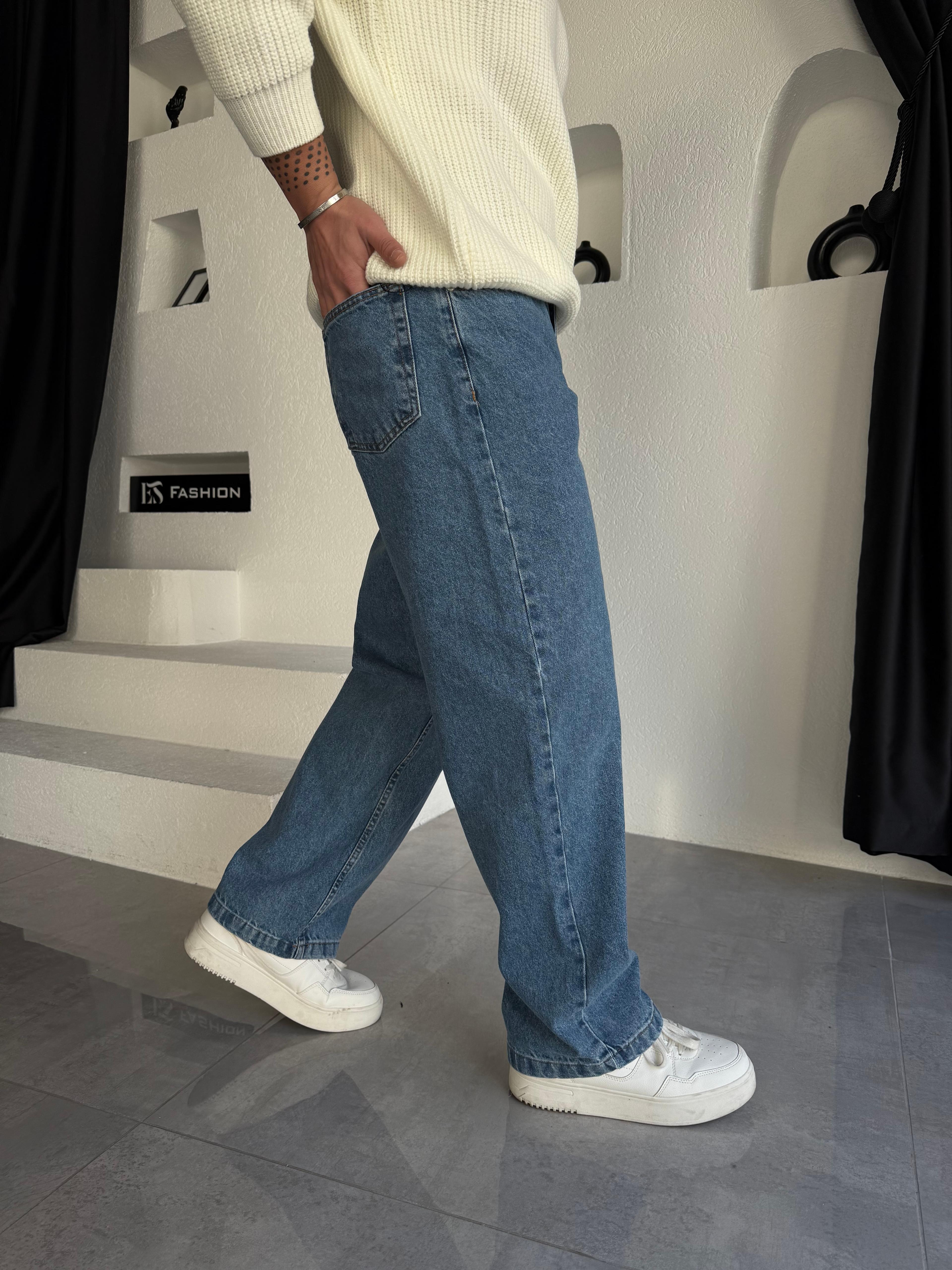 Baggy Mavi Fit Jeans