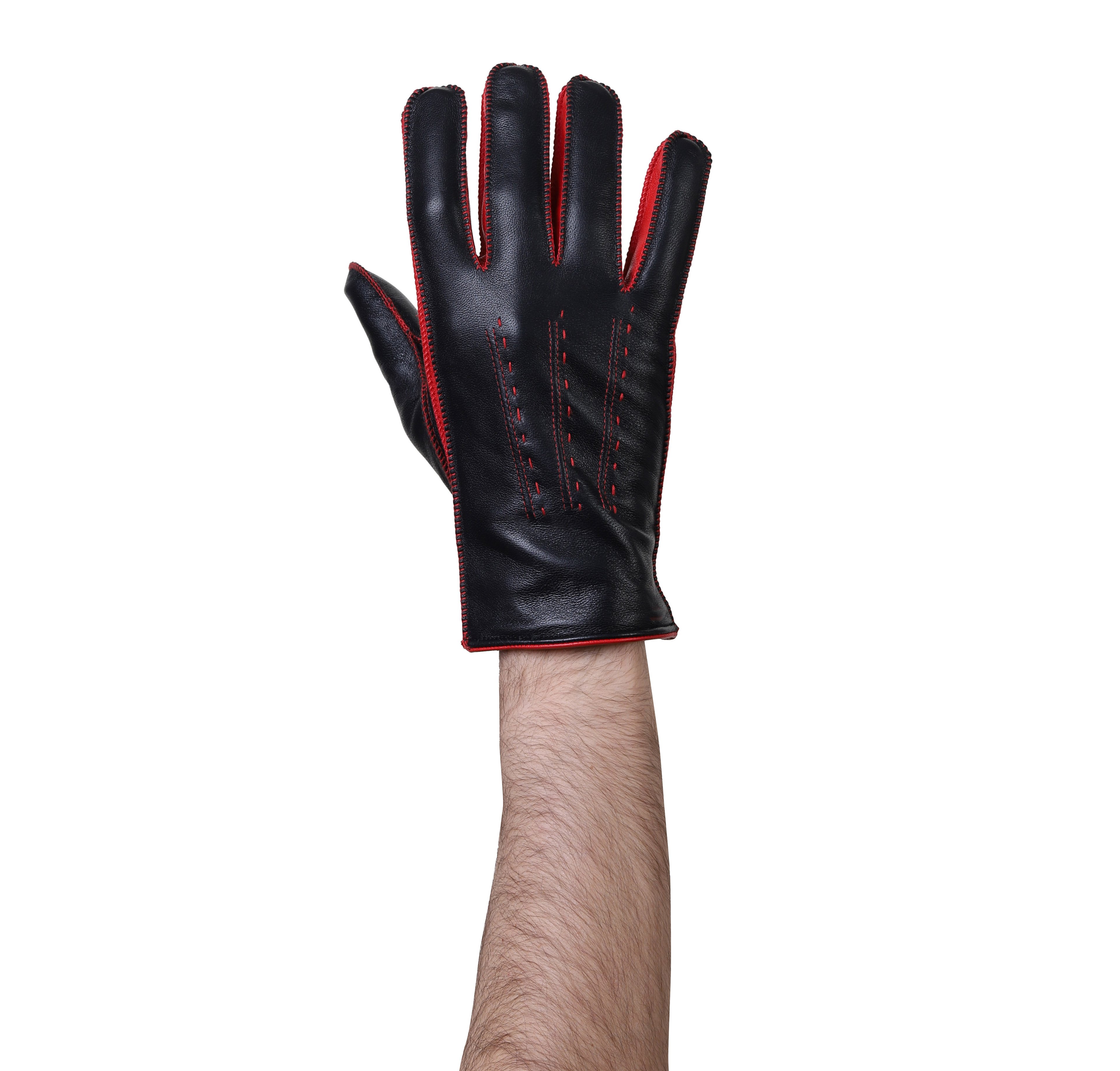 Boss Effect Leather Gloves for Men