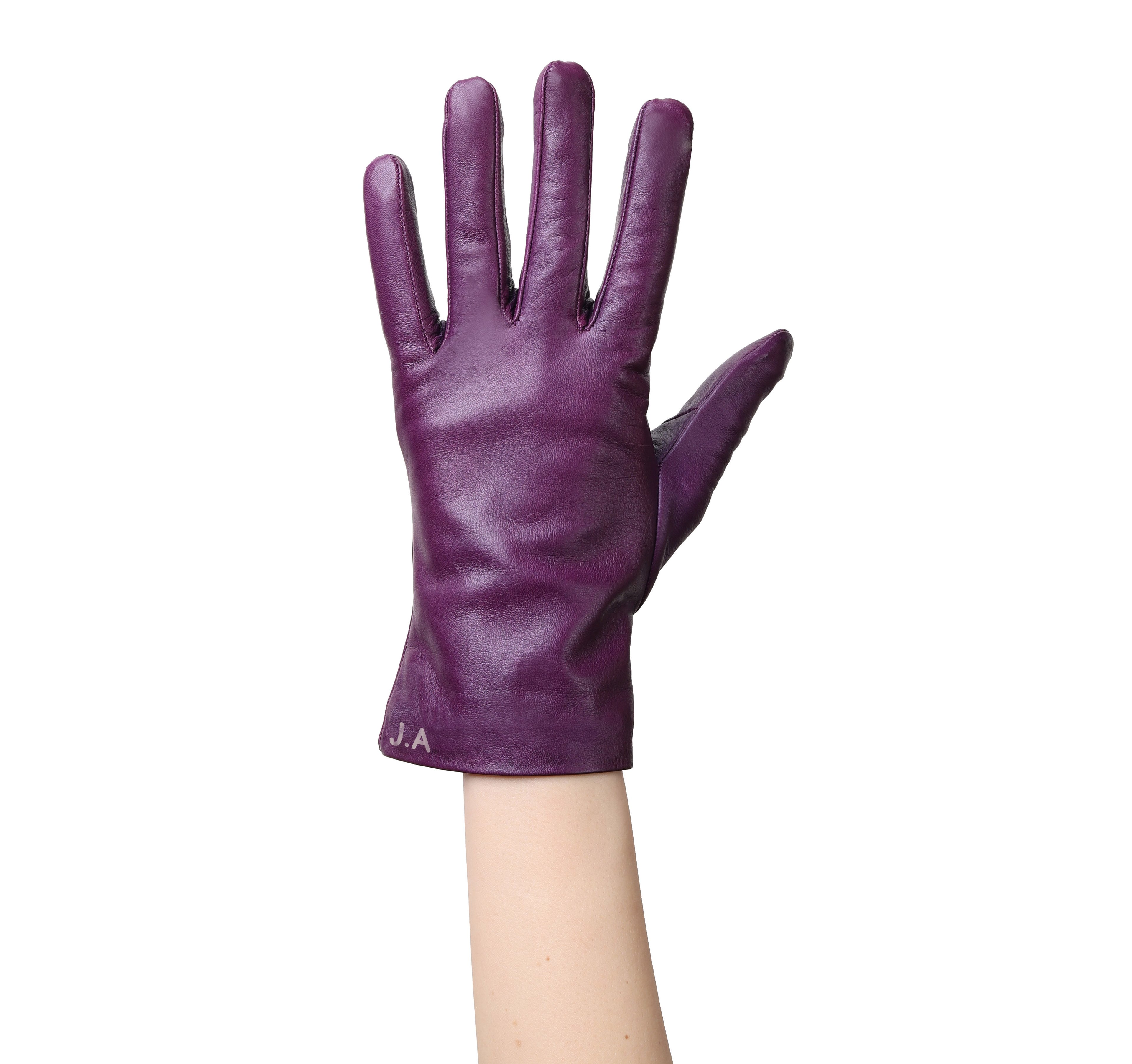 Rainbow Leather Gloves for Women
