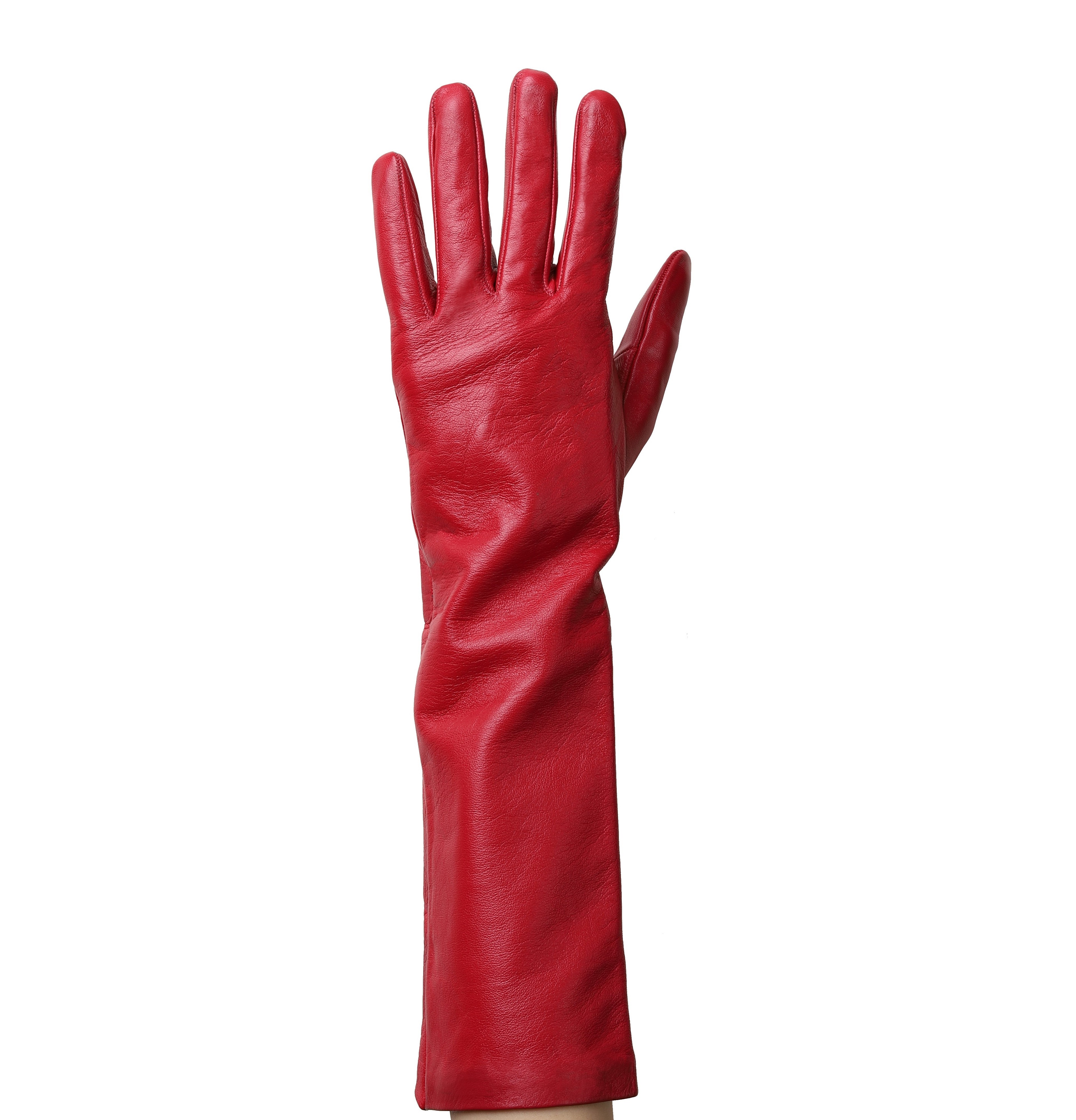 Lunghetta Long Leather Opera Gloves for Women