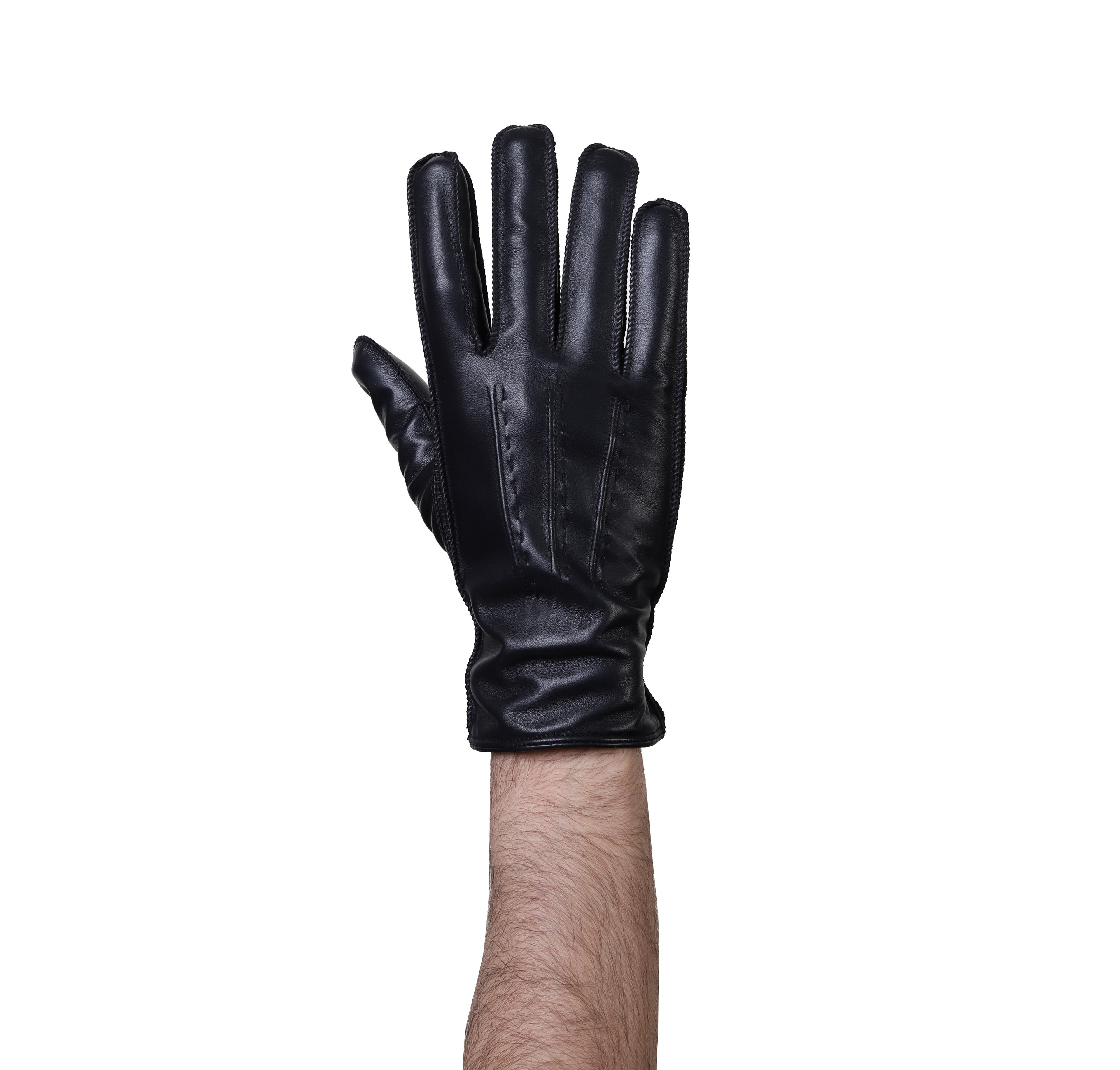 Boss Effect Leather Gloves for Men