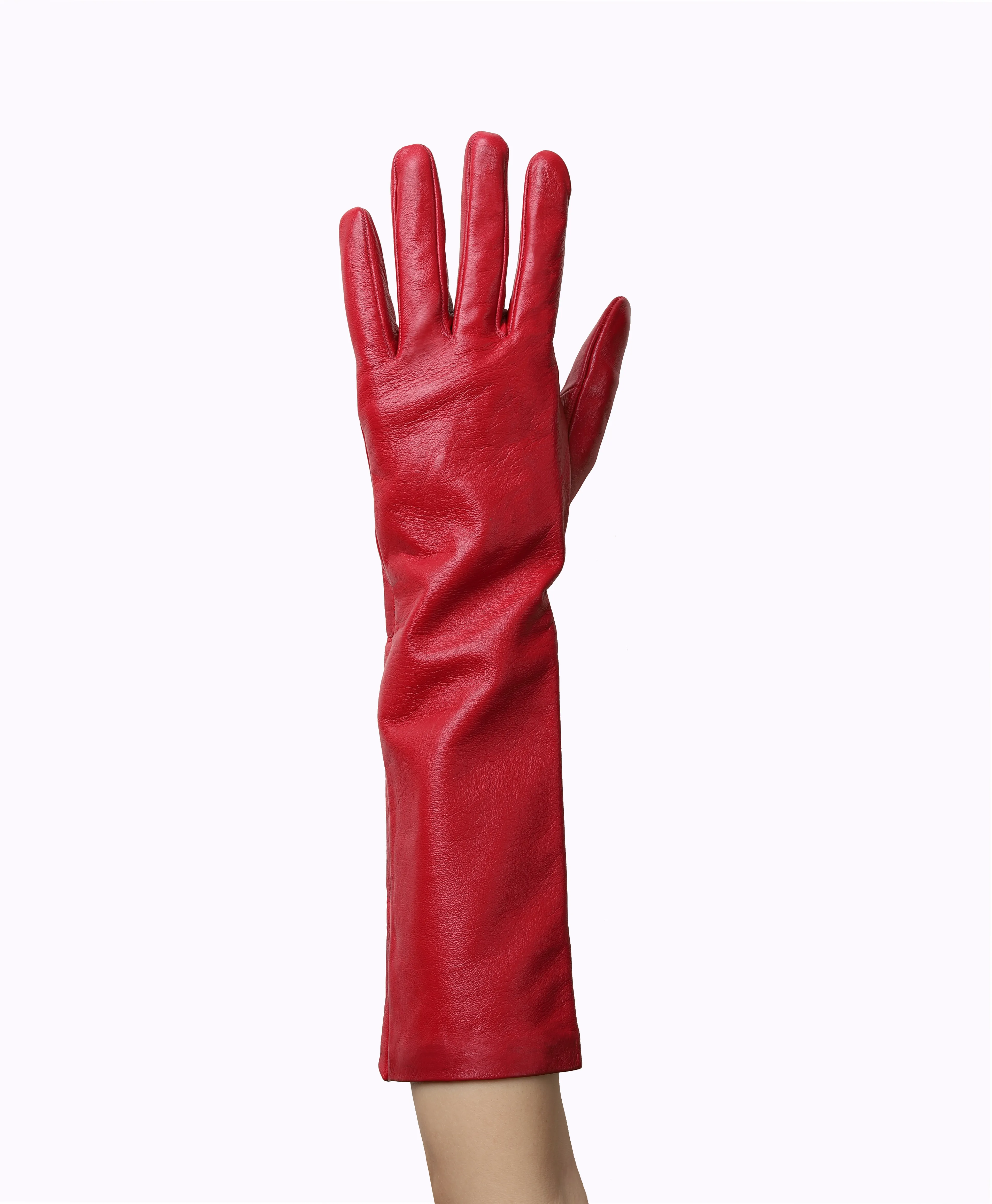 Lunghetta Long Leather Opera Gloves for Women