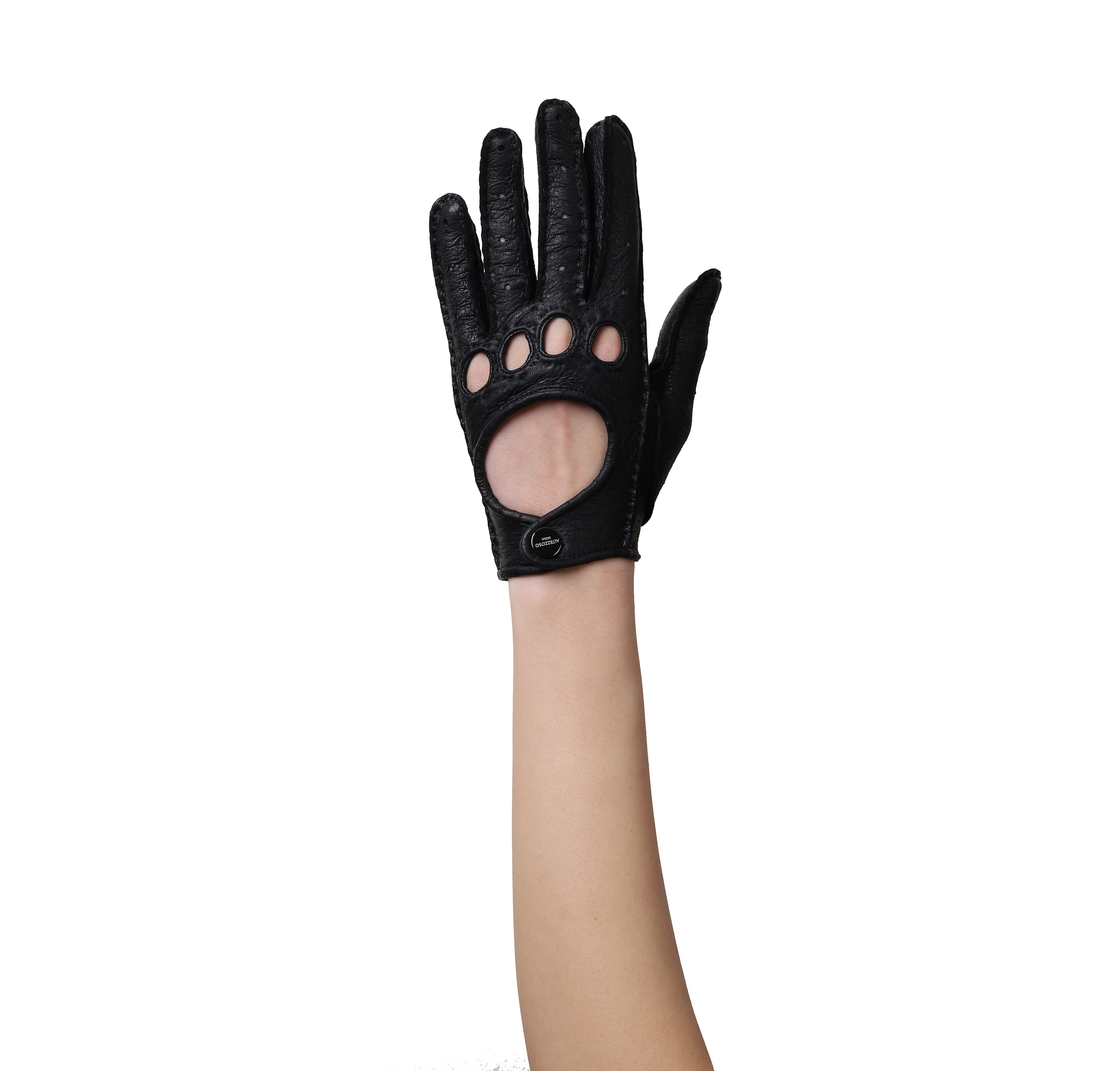 Kopenhag Peccary Leather Driving Gloves for Women