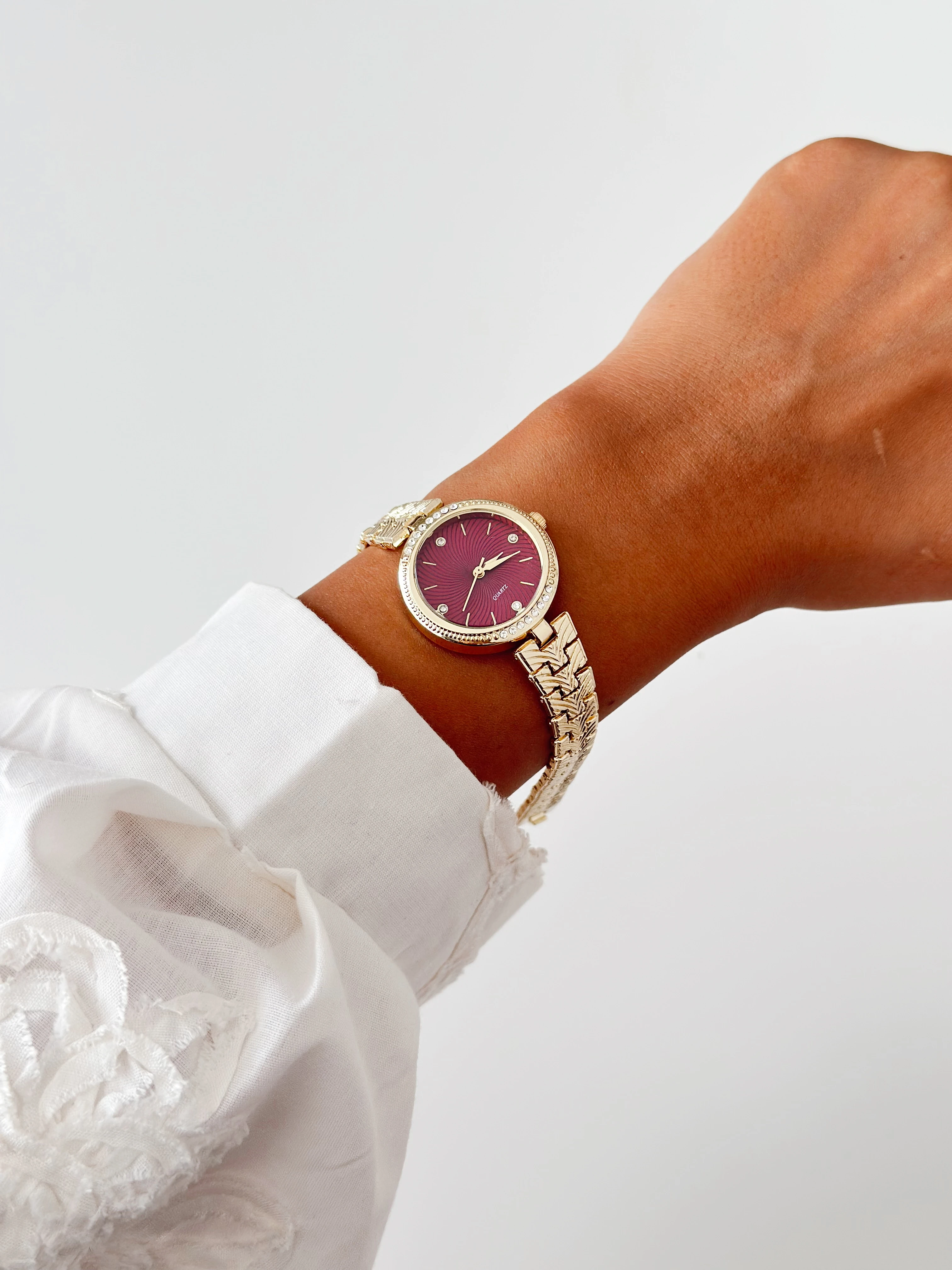 Lucky Gold Bordo Saat