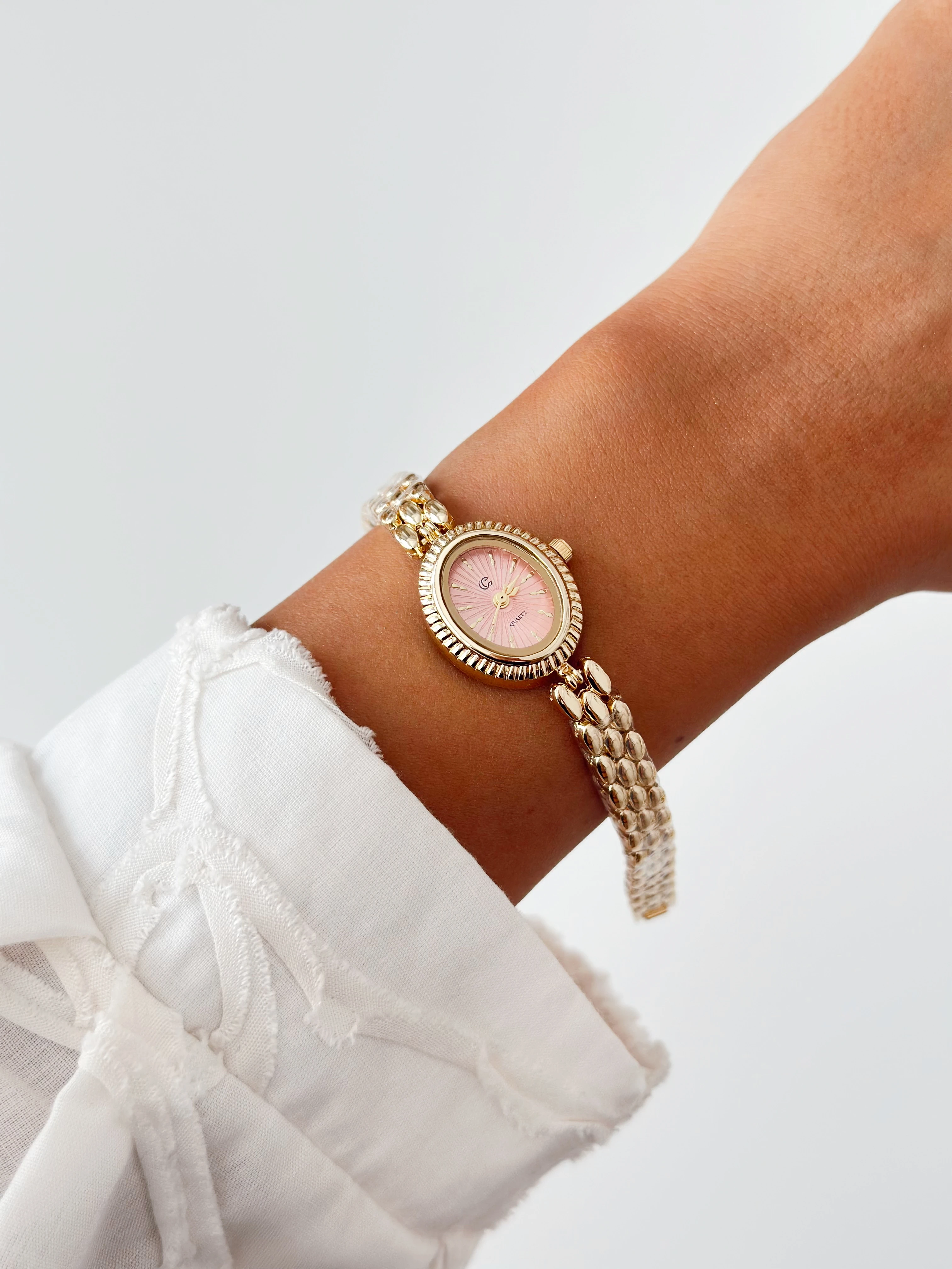 Barok Gold Pembe Saat