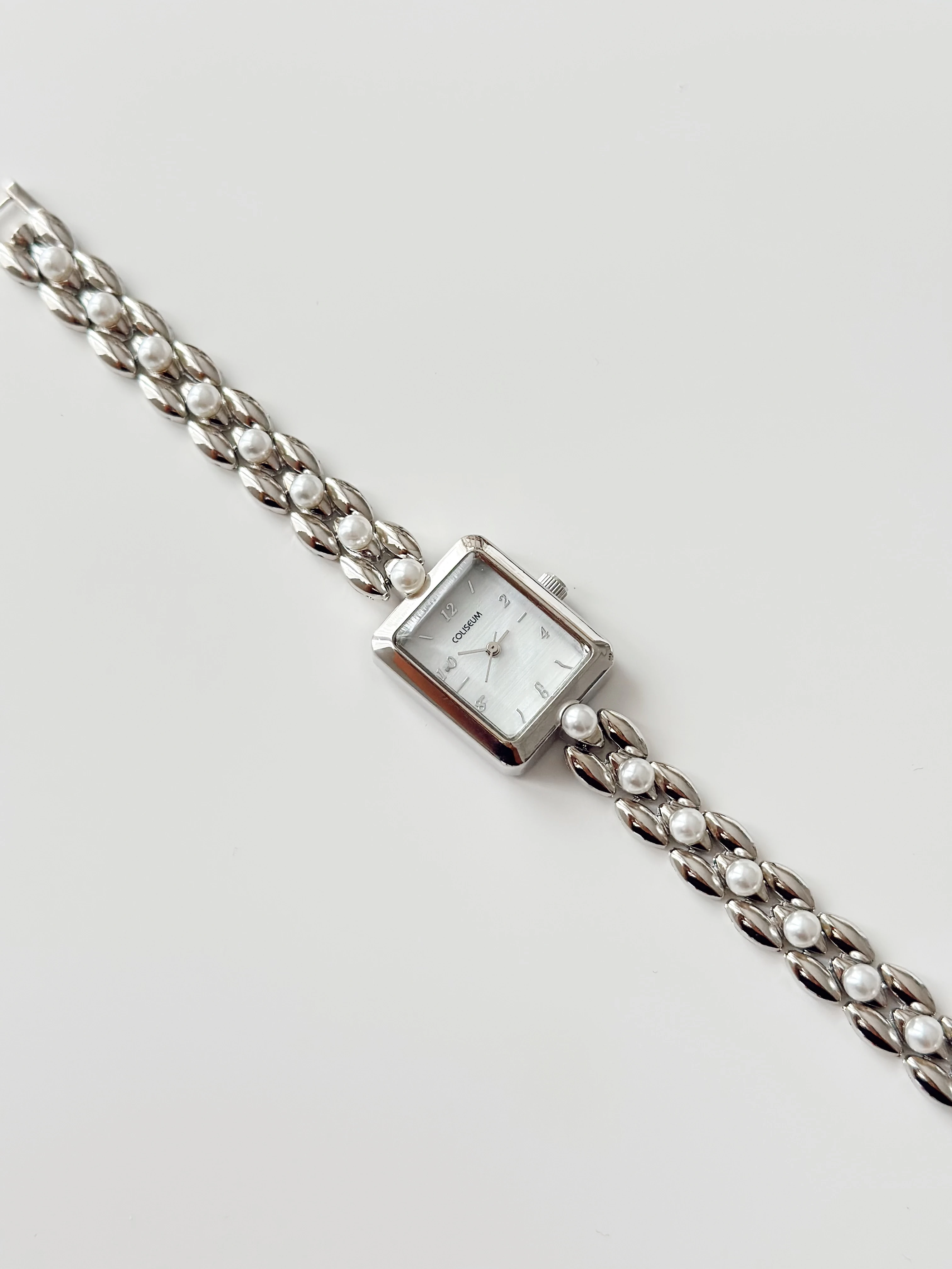 Perin Rodyum Beyaz Saat