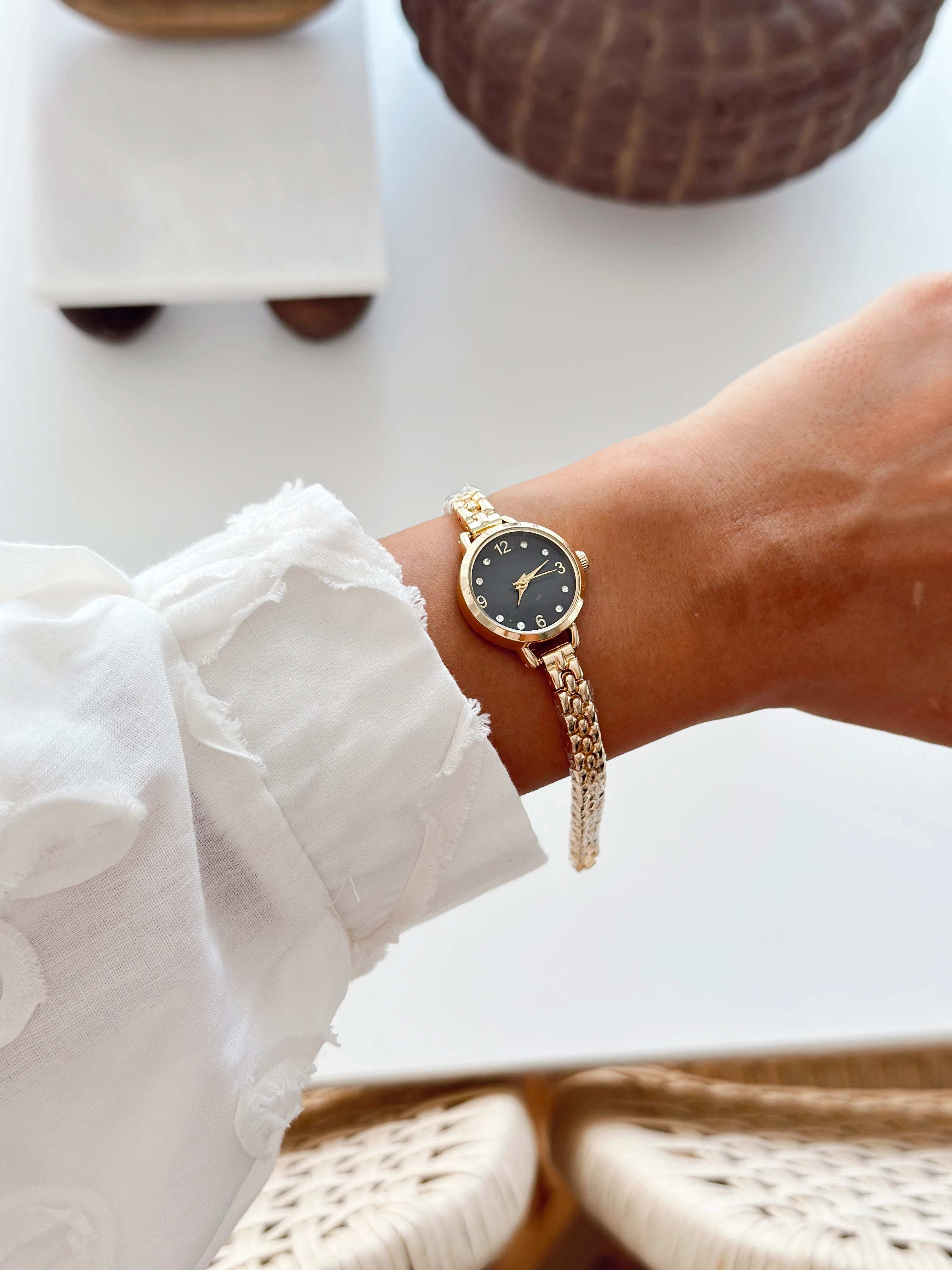 Mazzy Gold Siyah Saat