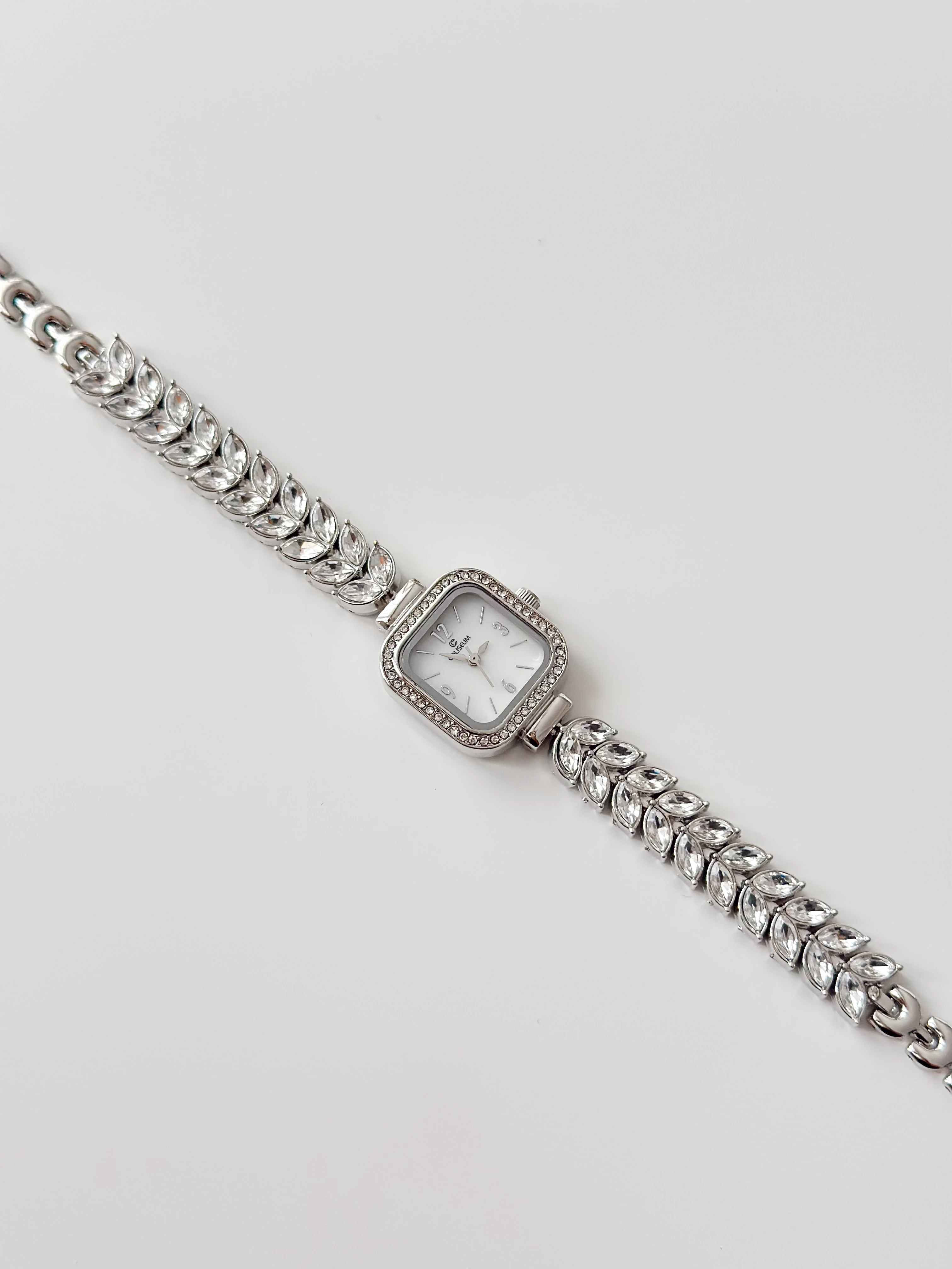 Volia Rodyum Beyaz Saat