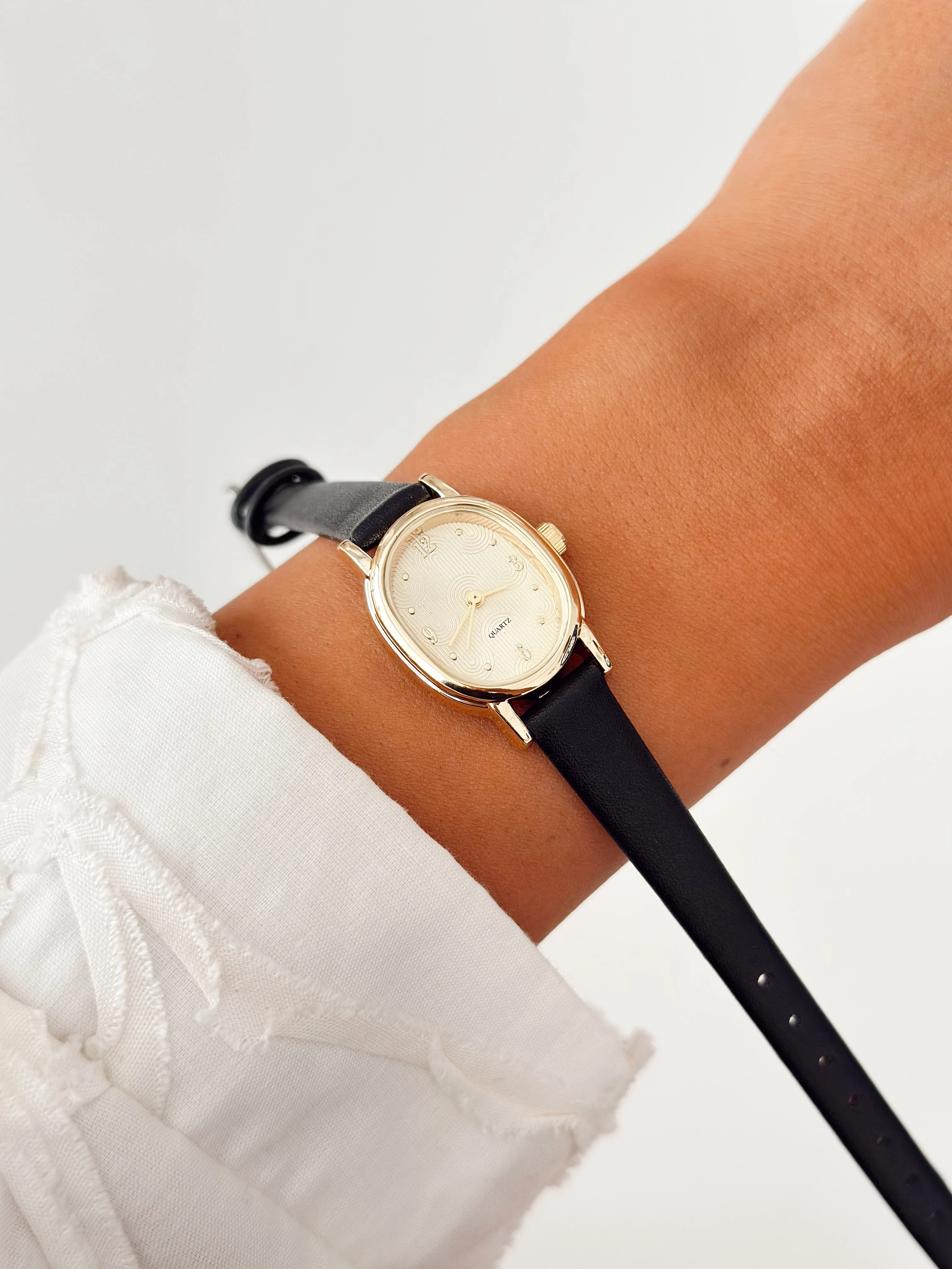 Petric Gold Siyah Saat