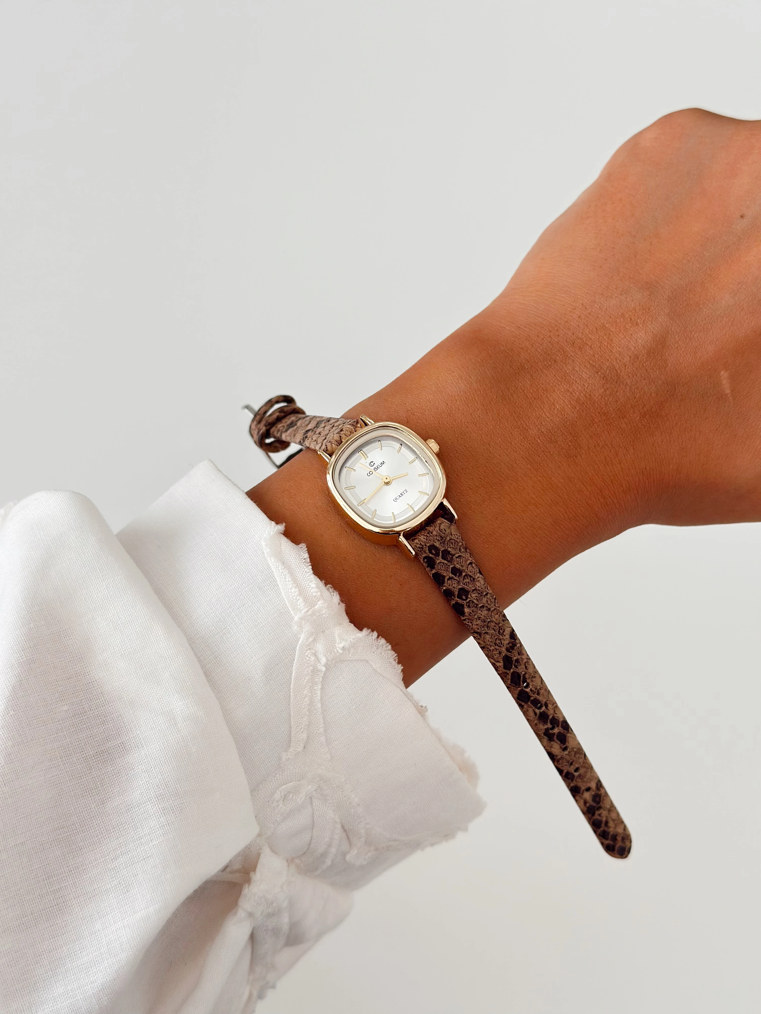 Merlin Gold Desenli Saat