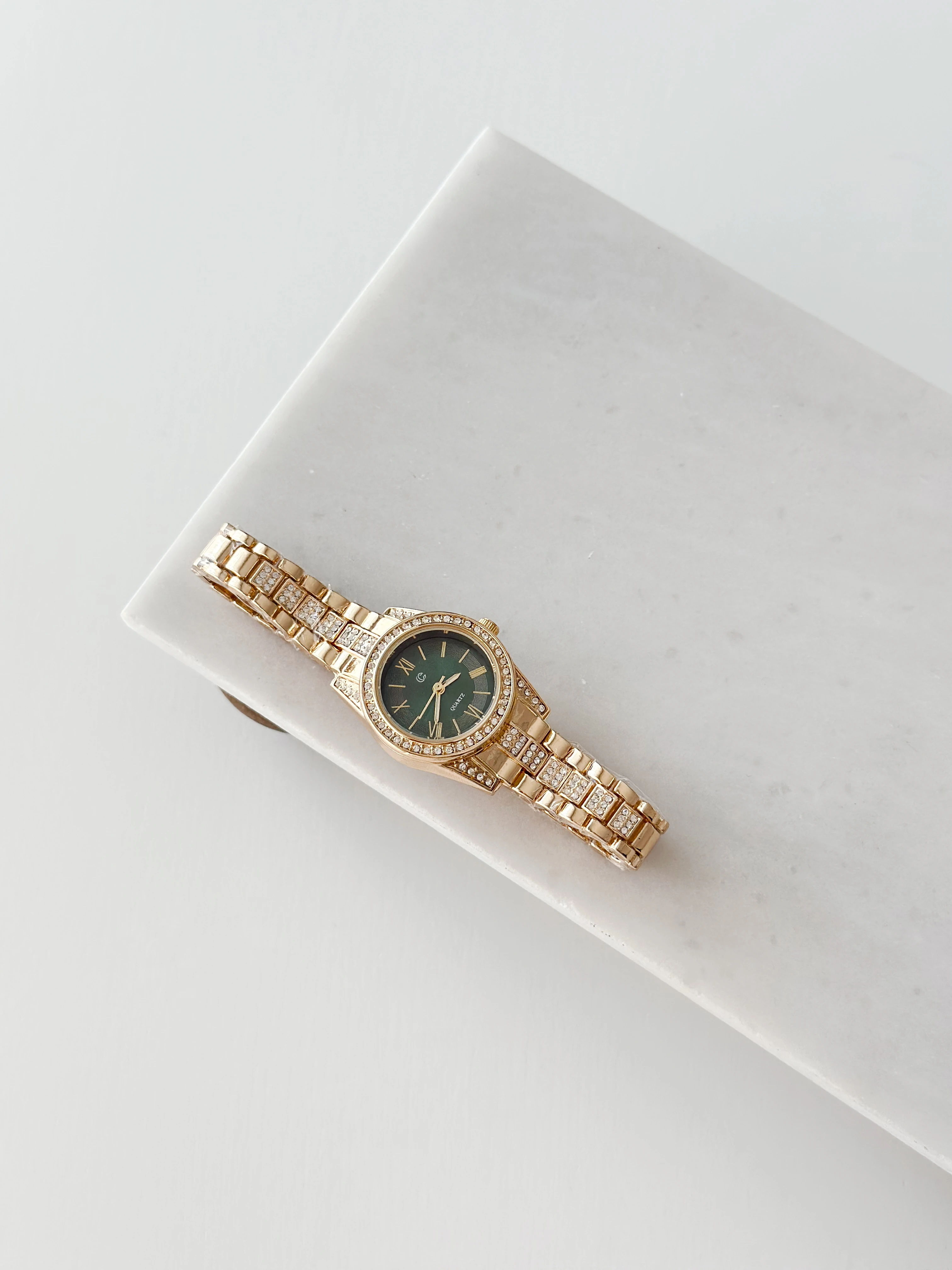 Aaron Gold Yeşil Saat