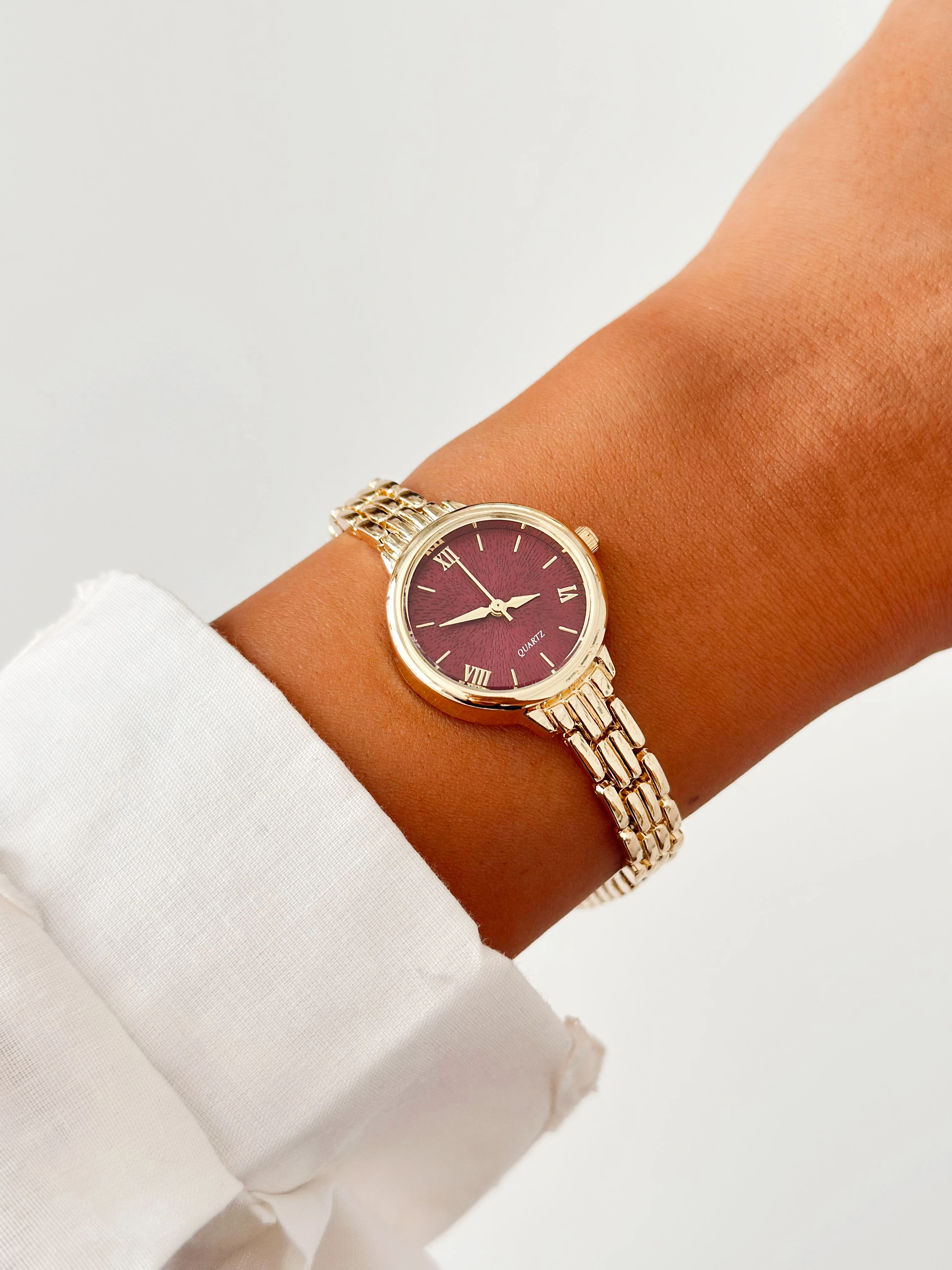 Neud Gold Bordo Saat