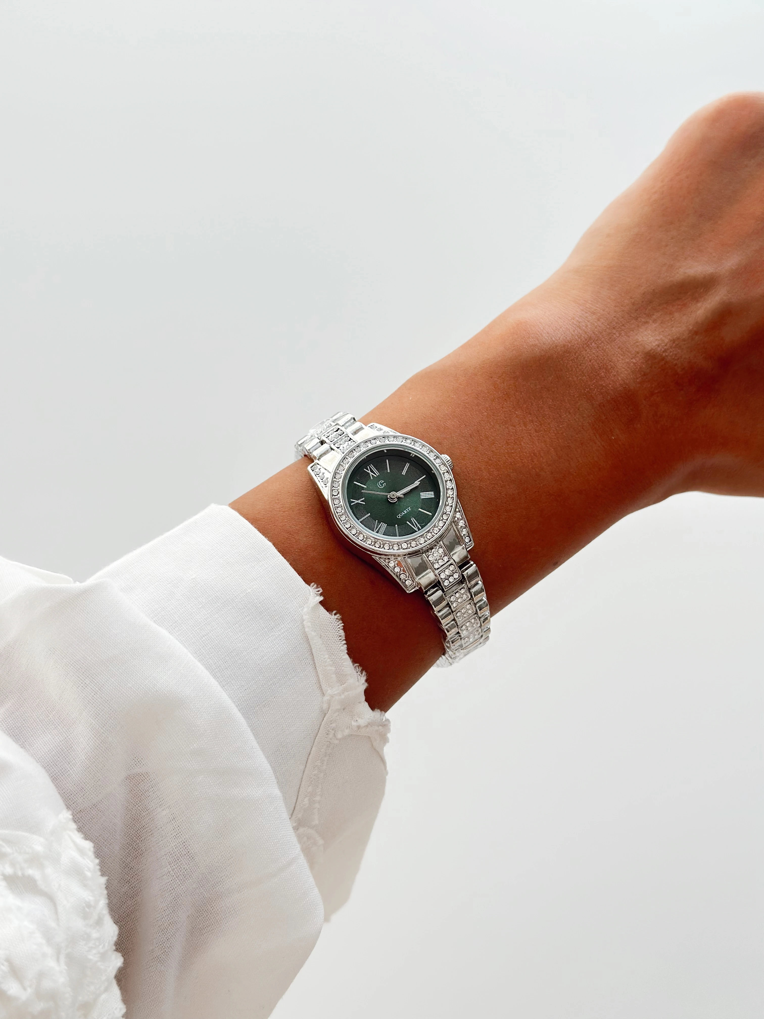 Aaron Rodyum Yeşil Saat