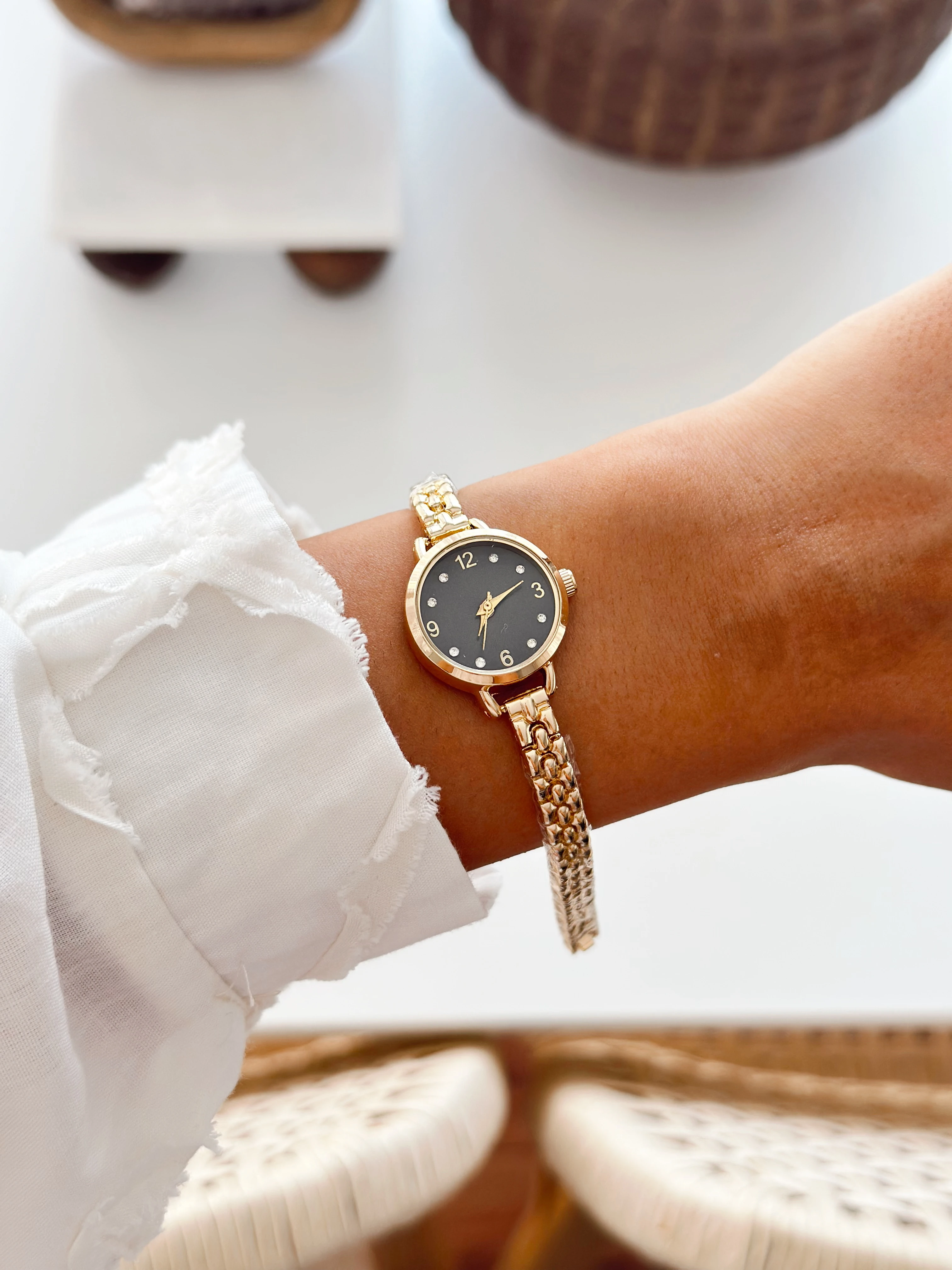 Mazzy Gold Siyah Saat