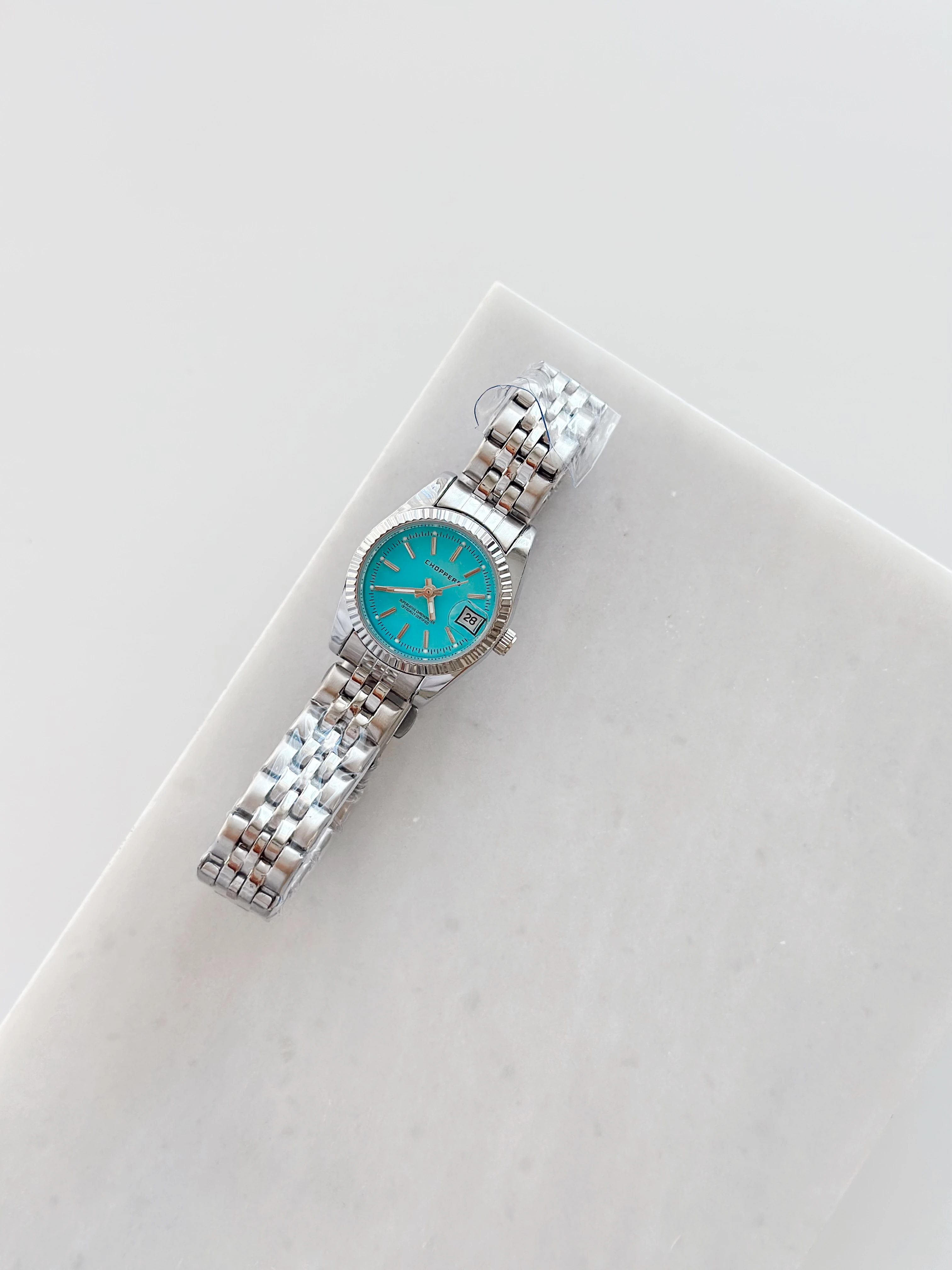 Bety Rodyum Mavi Saat