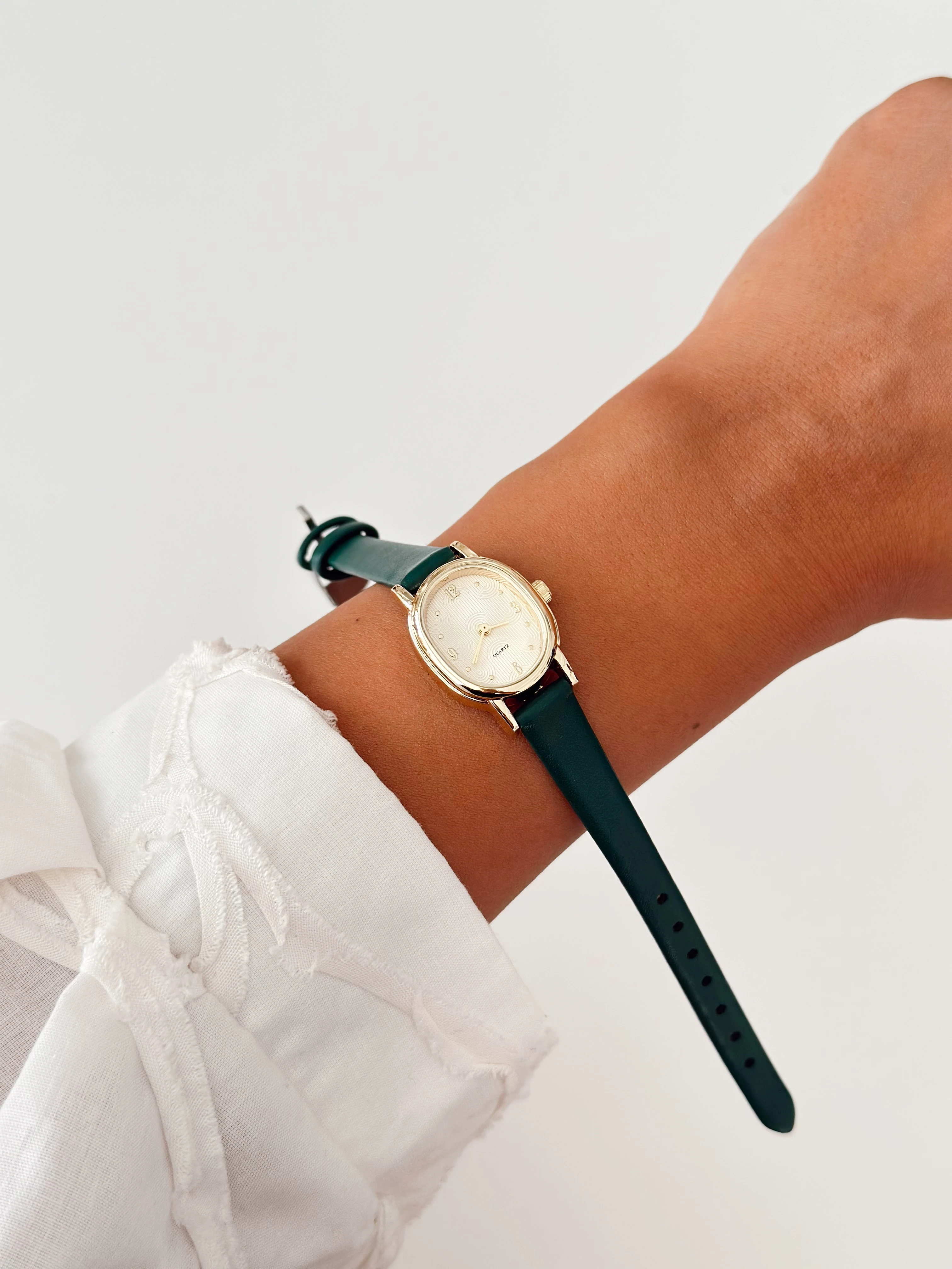 Petric Gold Yeşil Saat 