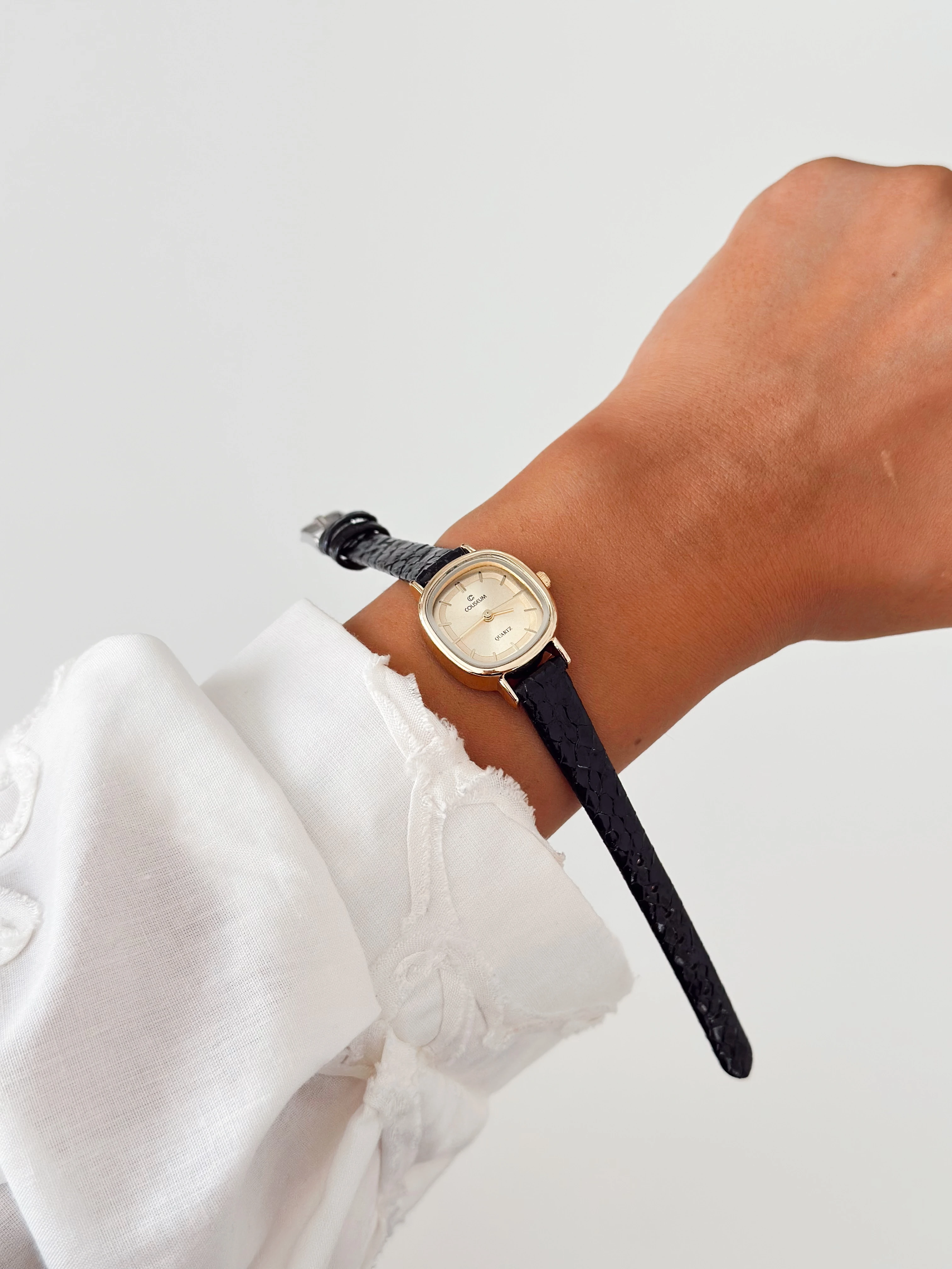 Merlin Gold Siyah Saat