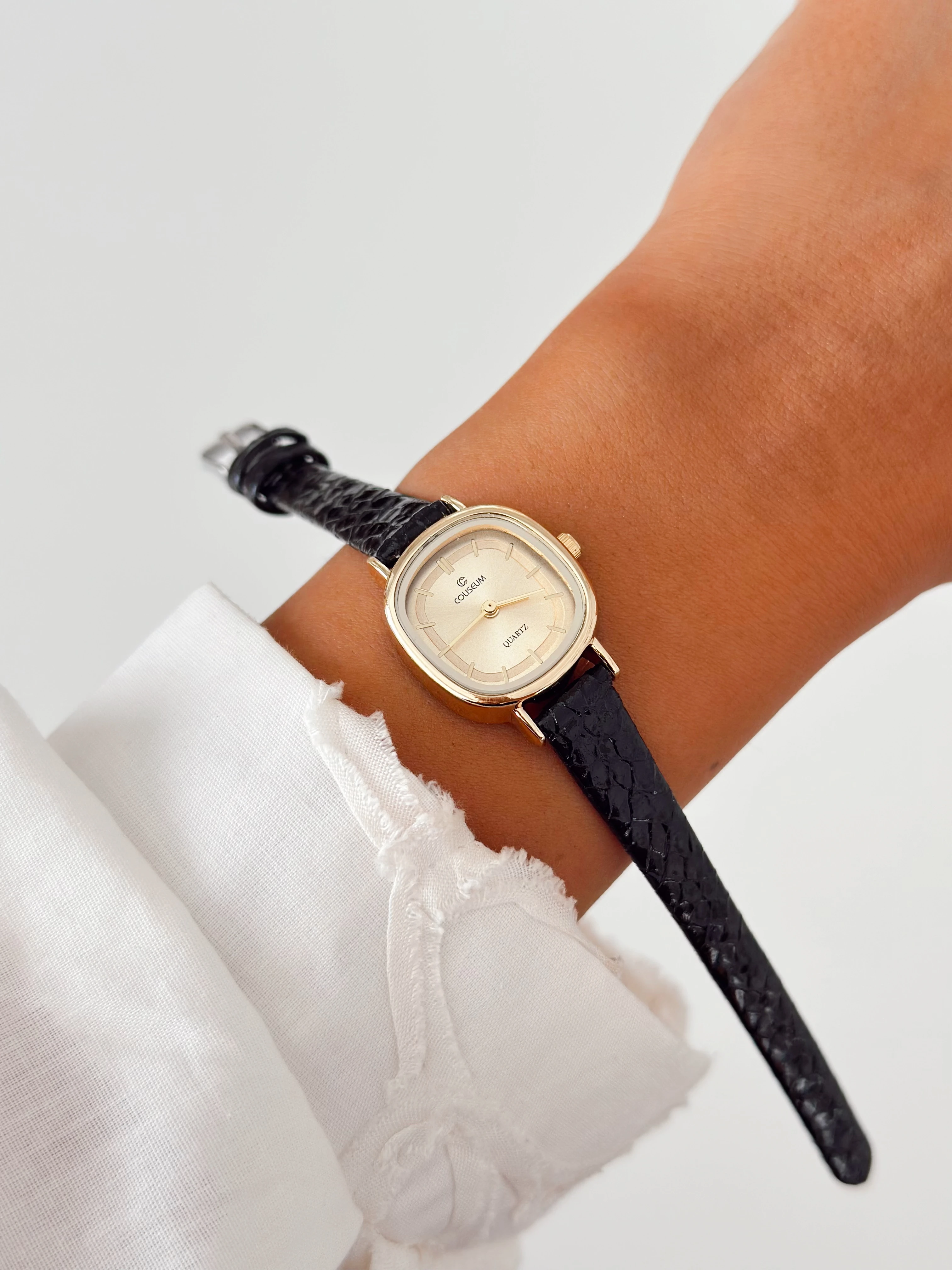 Merlin Gold Siyah Saat