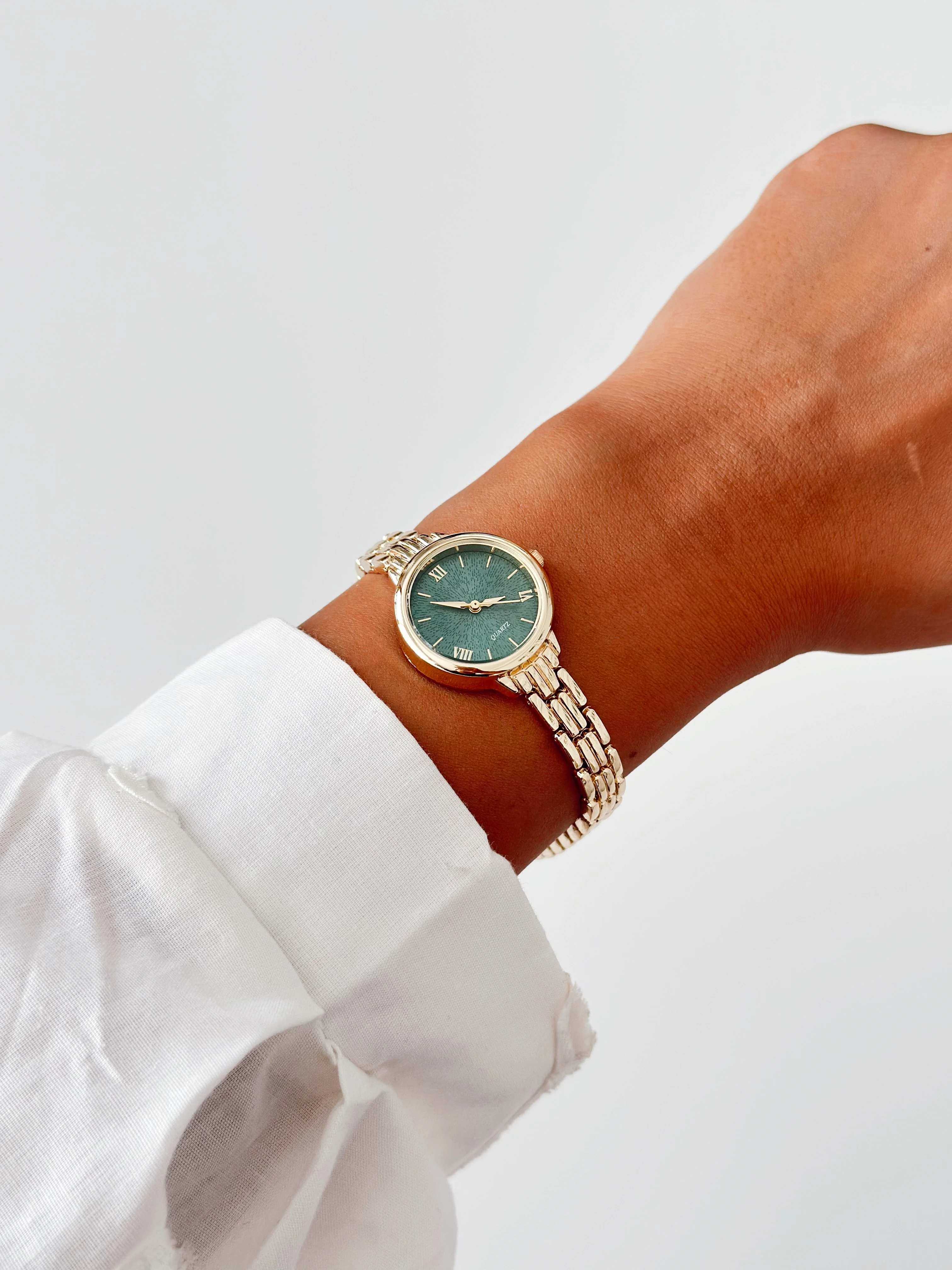 Neud Gold Yeşil Saat