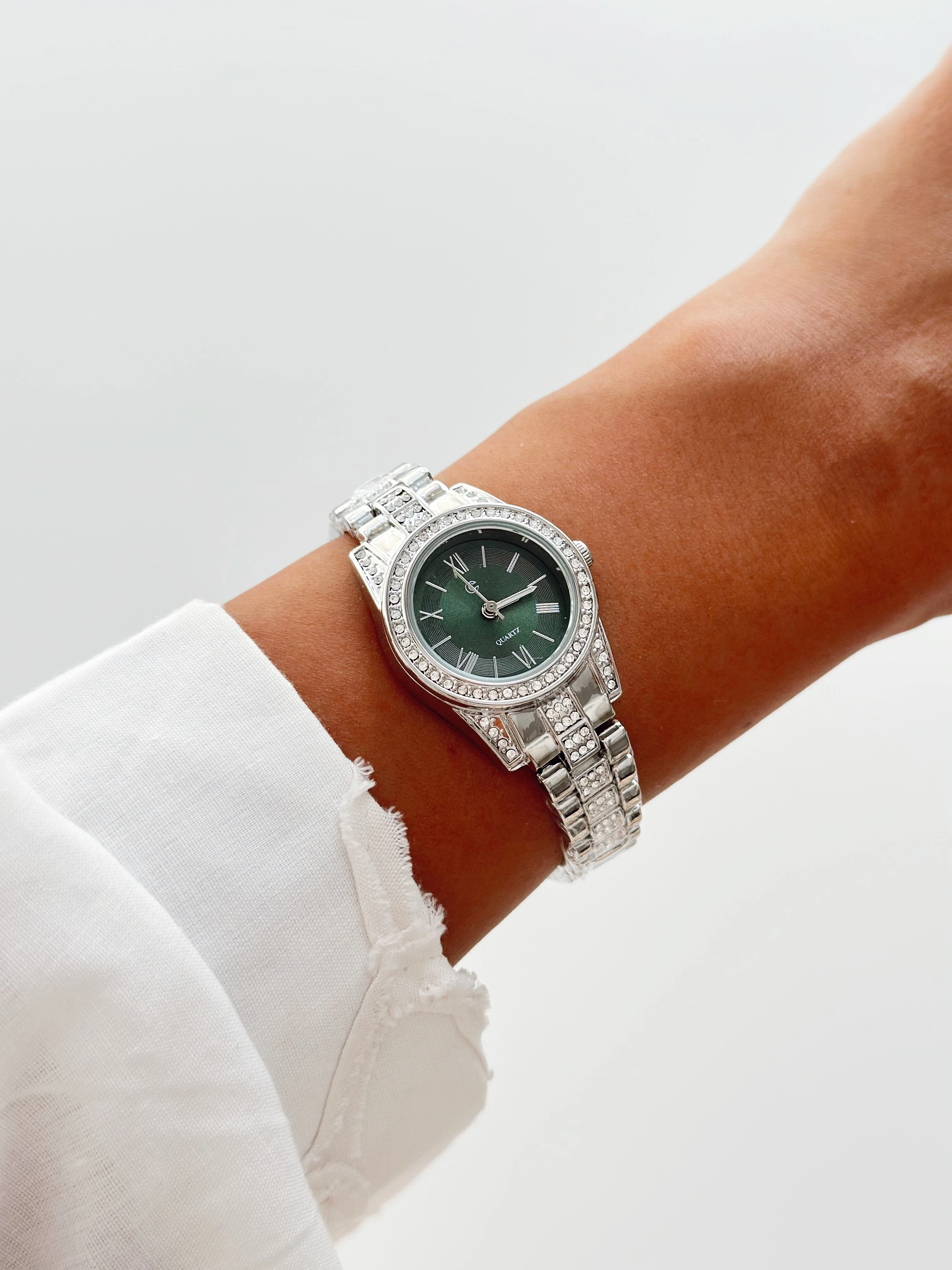 Aaron Rodyum Yeşil Saat