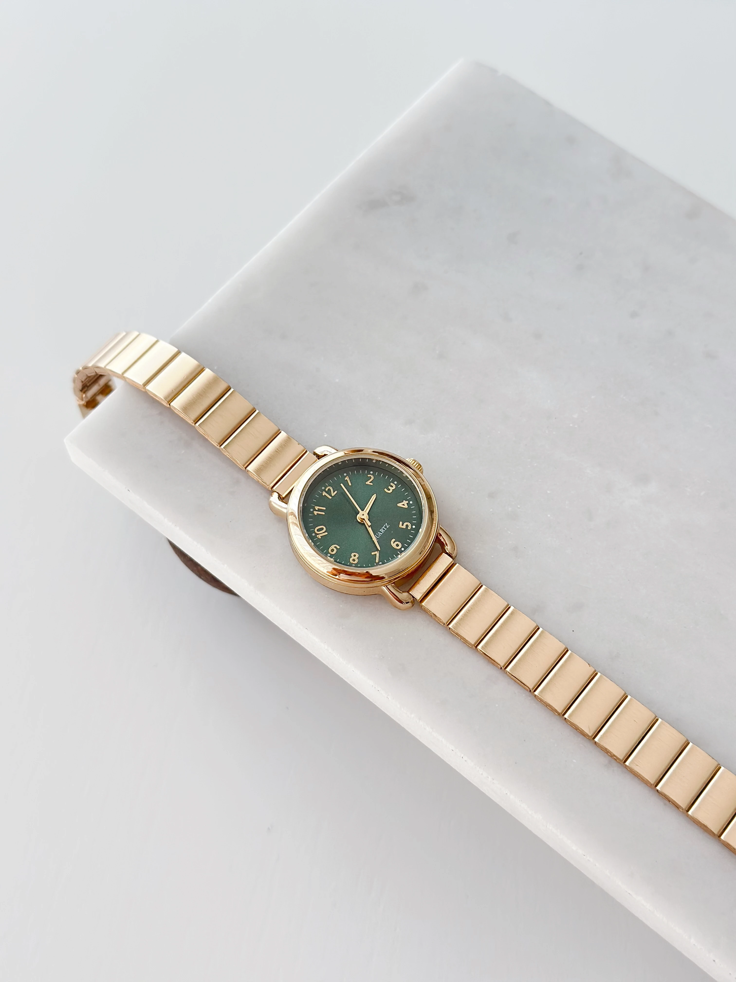 Artista Gold Yeşil Saat