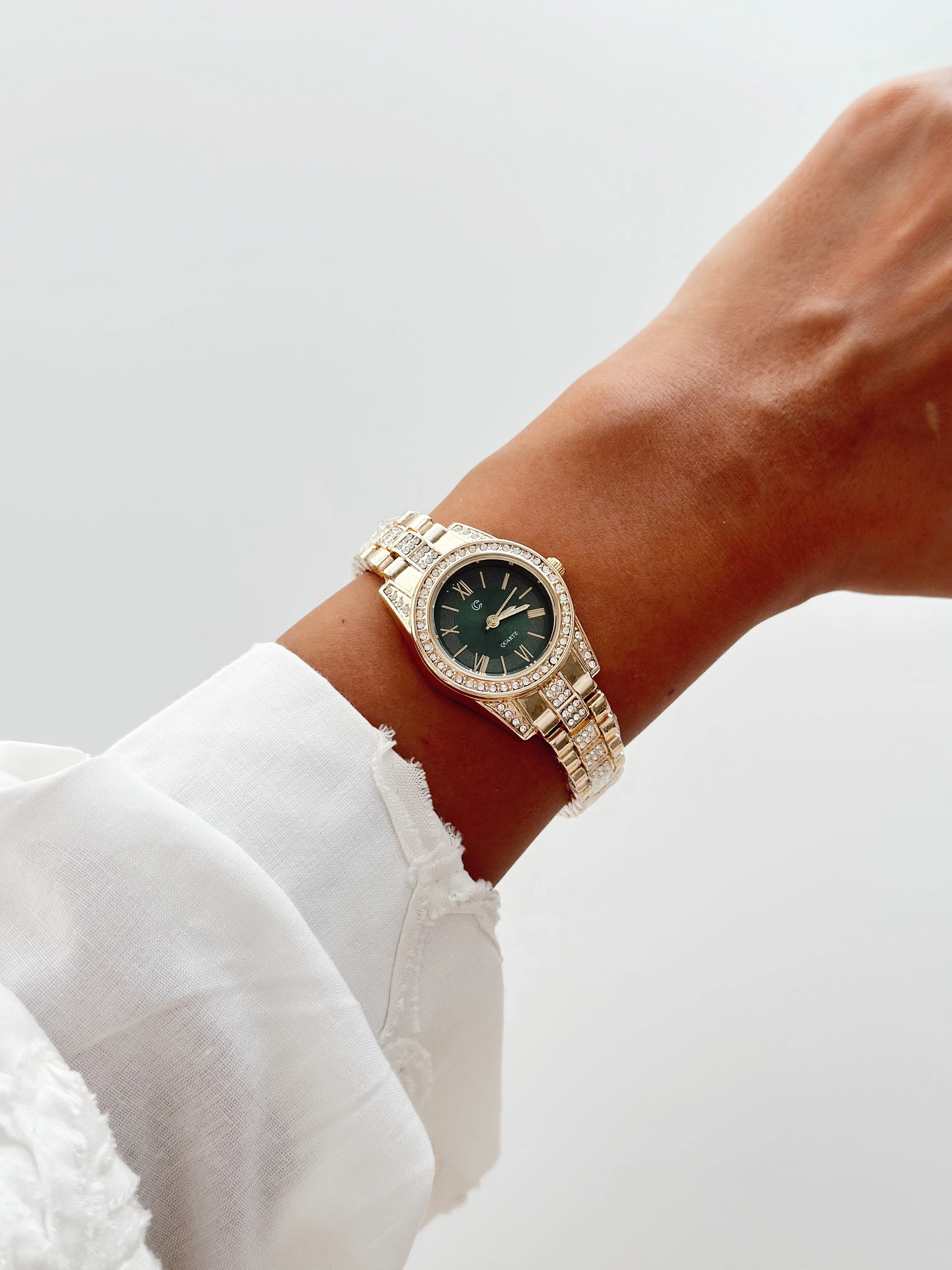 Aaron Gold Yeşil Saat