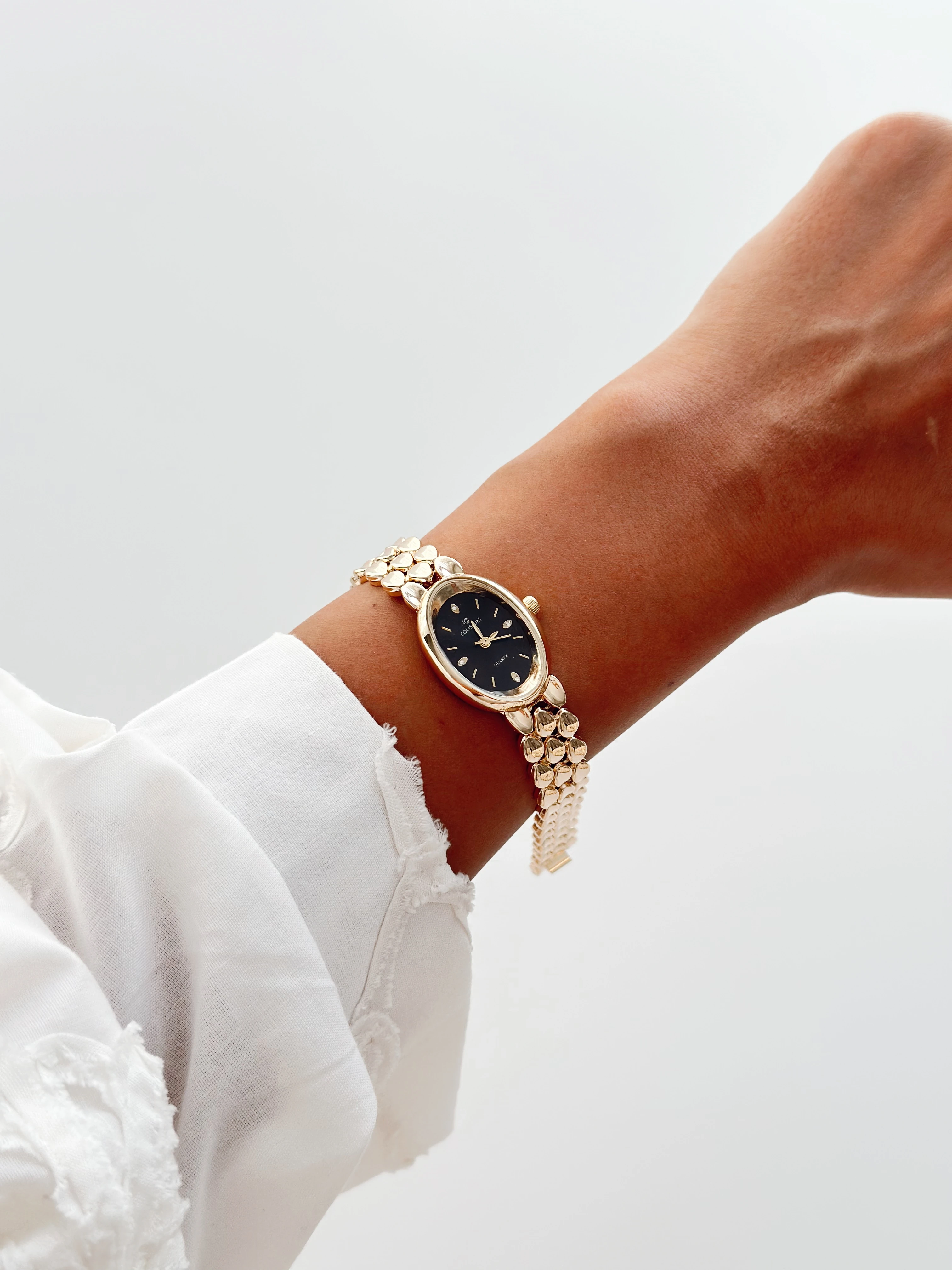 Aurora Gold Siyah Saat