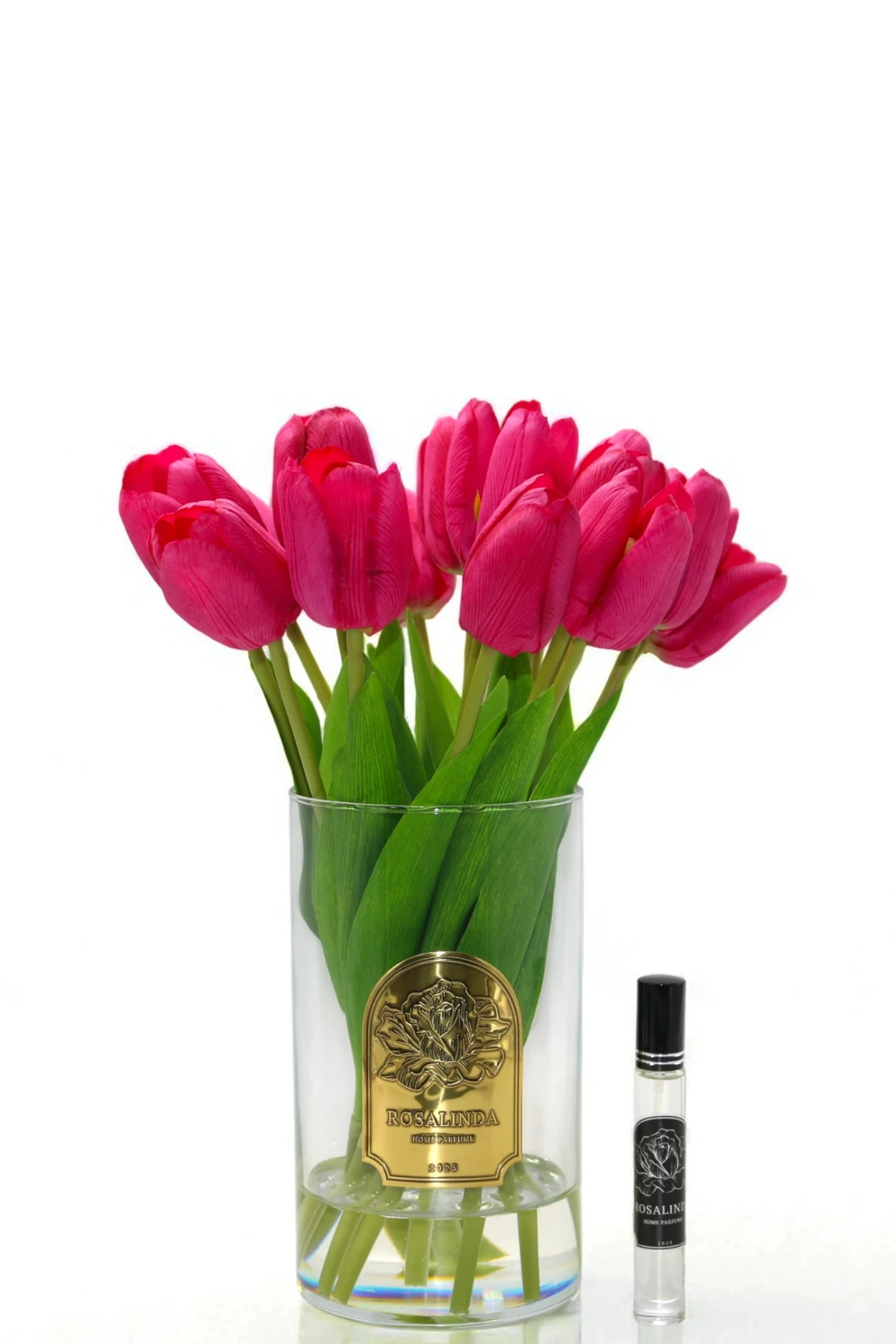 GOLD UZUN CAM LALE - Fuşya