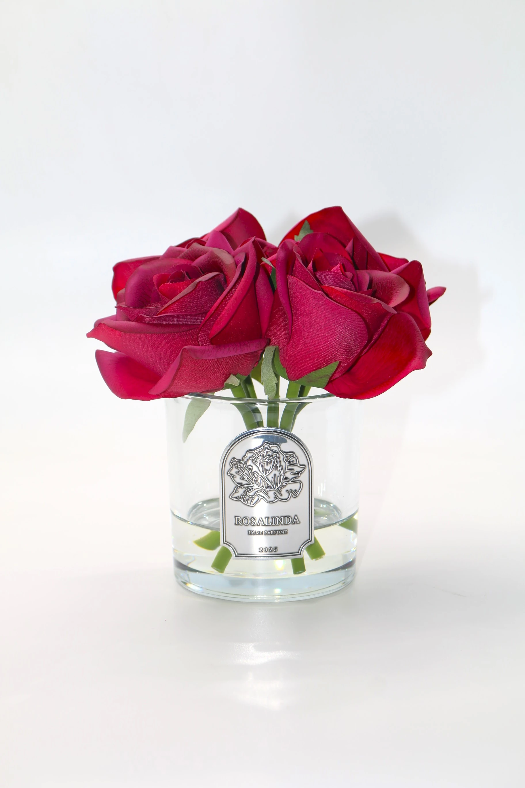 ROSALINDA 5 GÜL GONCA SILVER KIRMIZI