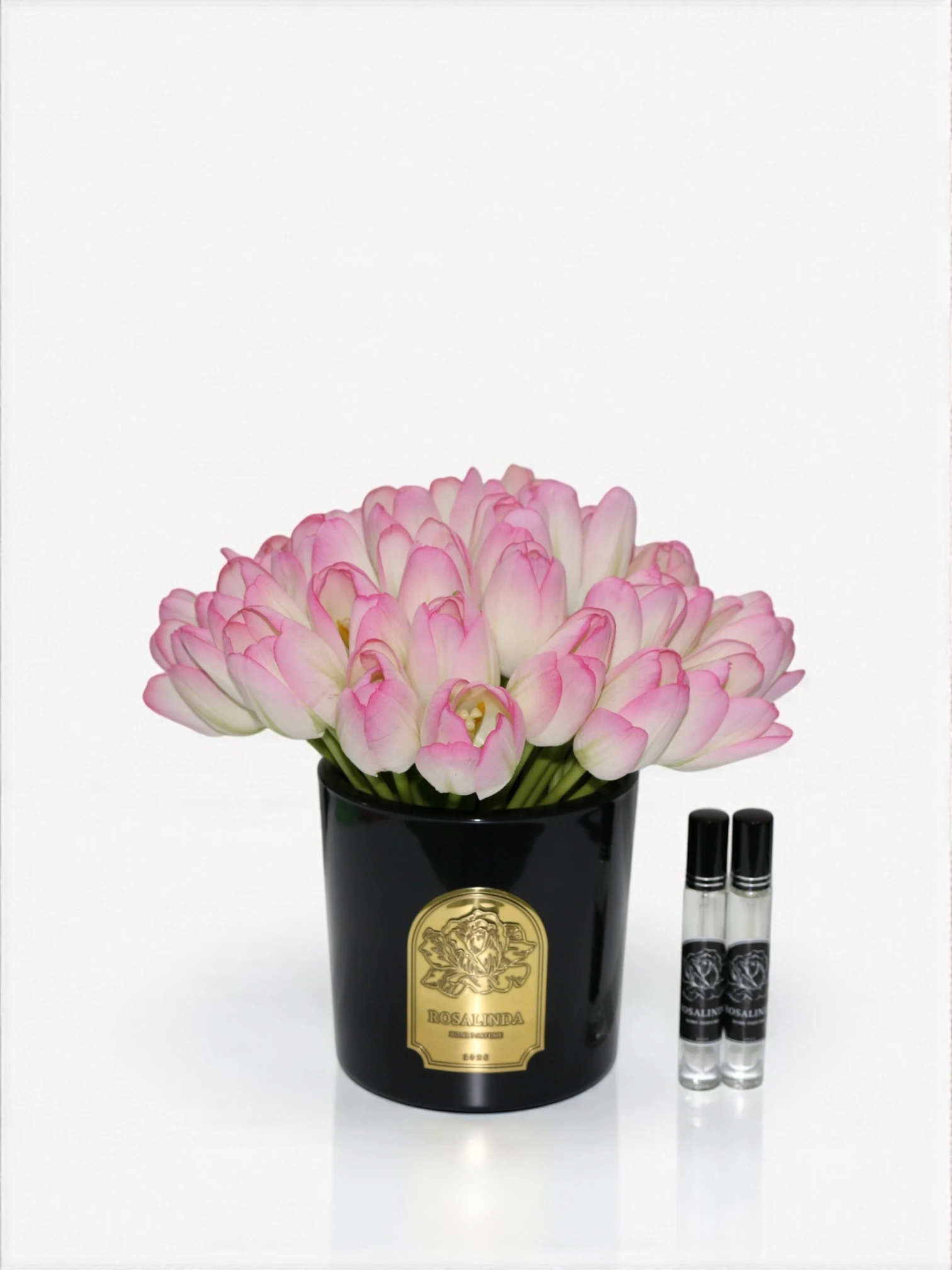 GOLD SİYAH CAM LALE - Allıklı