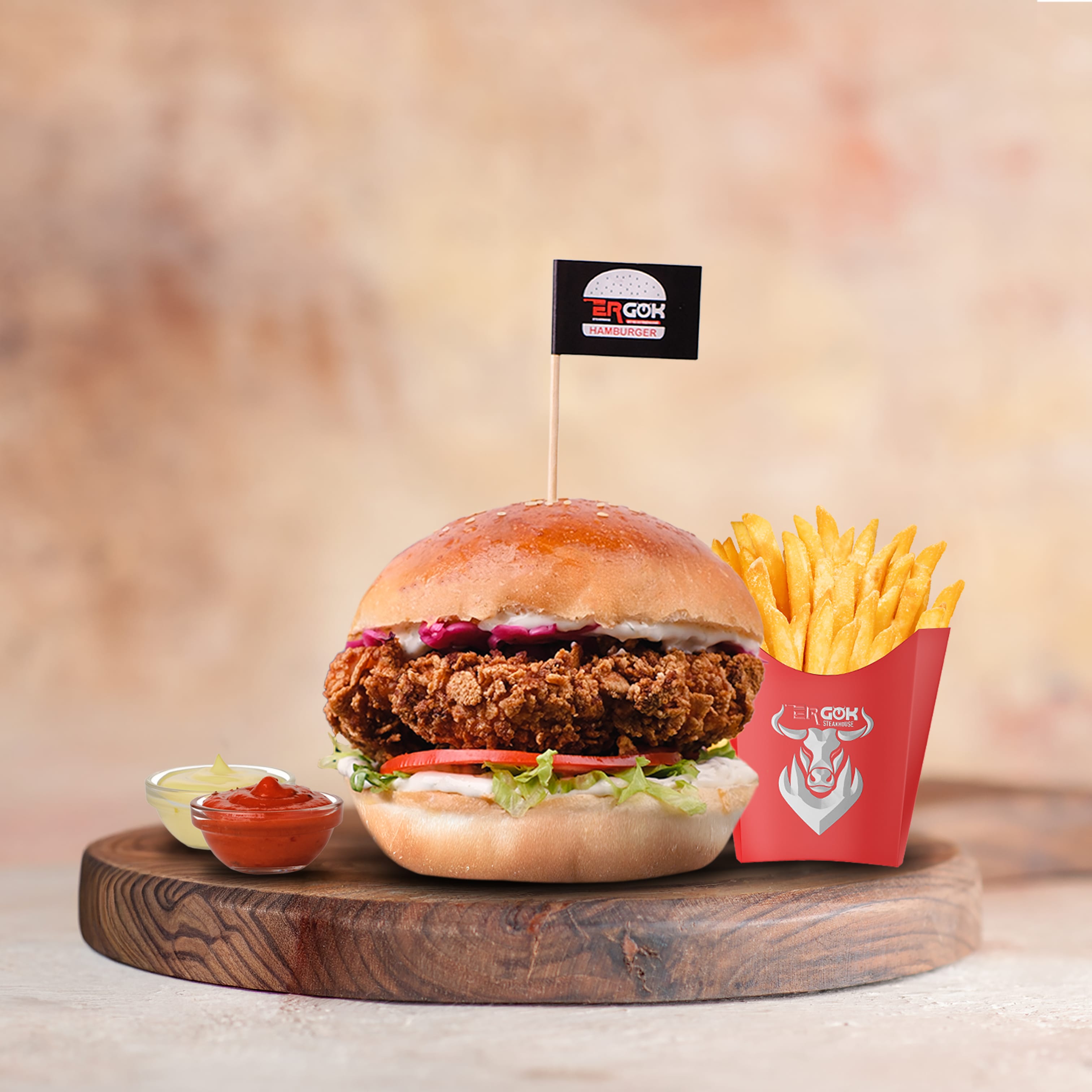 Çıtır Tavuk Burger