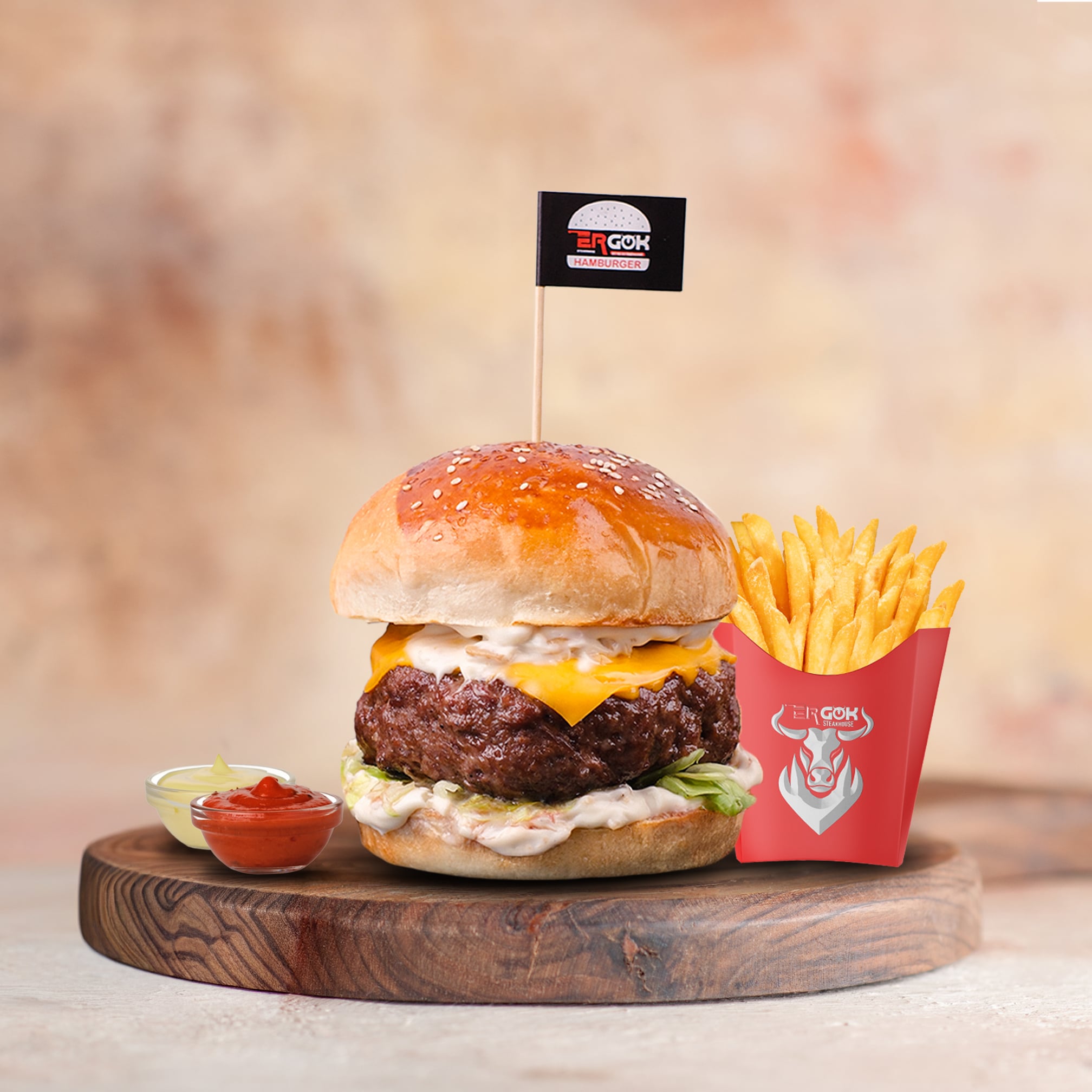 Trüf Mantarlı Burger