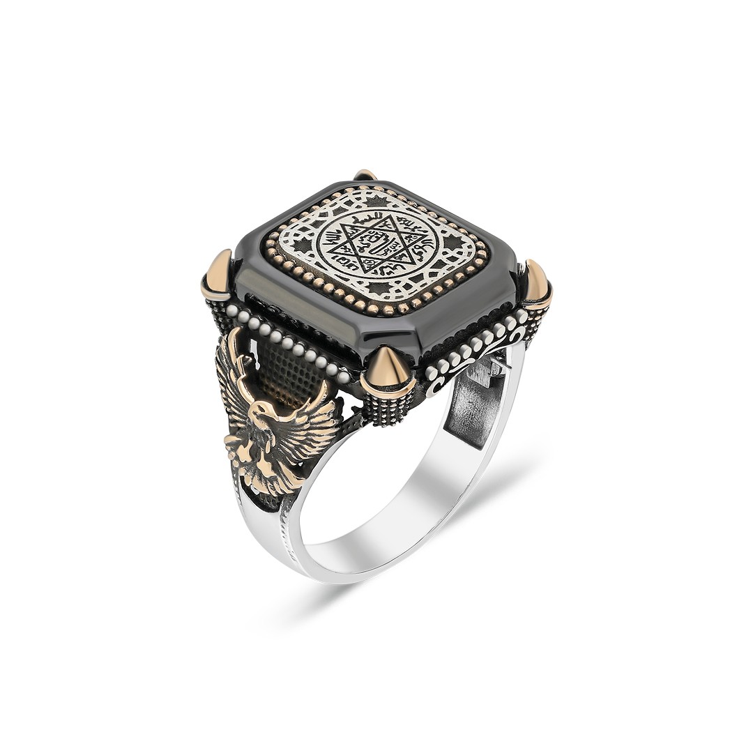 Siegel von Suleyman gemusterter Ring