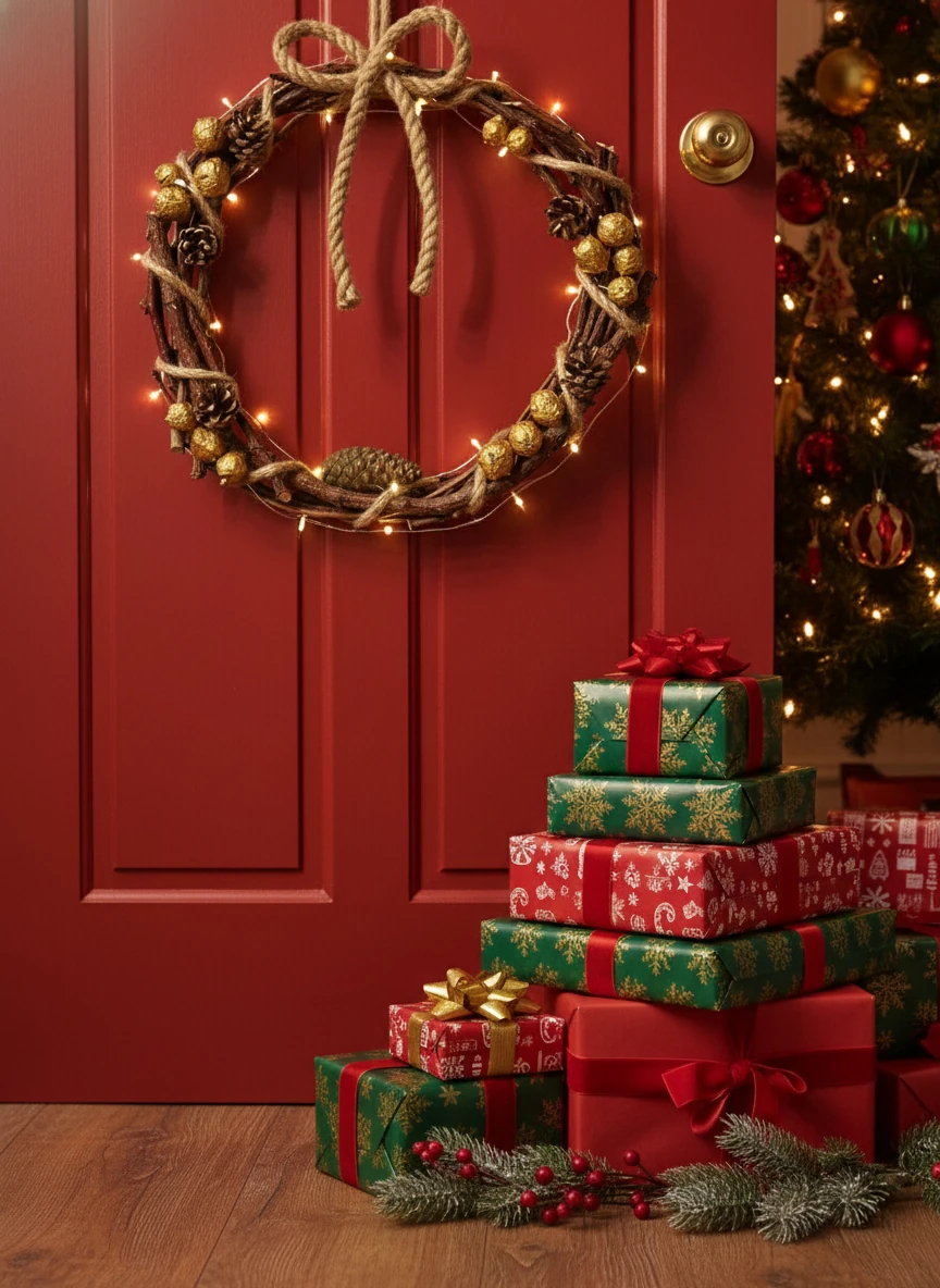 Kapı Süsü Çelenk