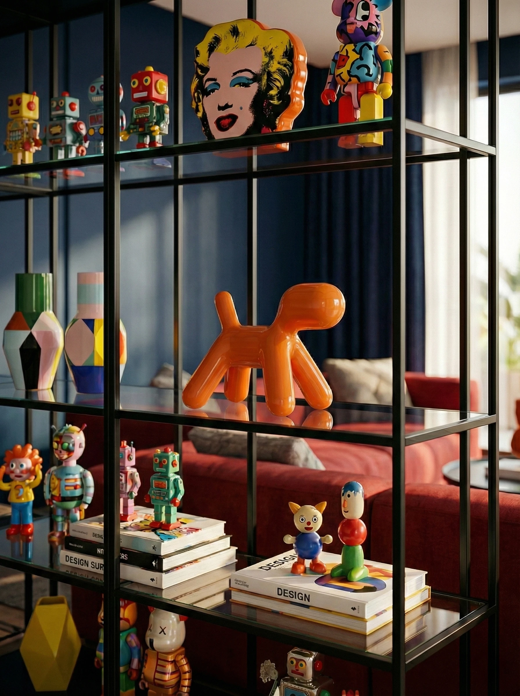 Modern Köpek Küçük (Turuncu)