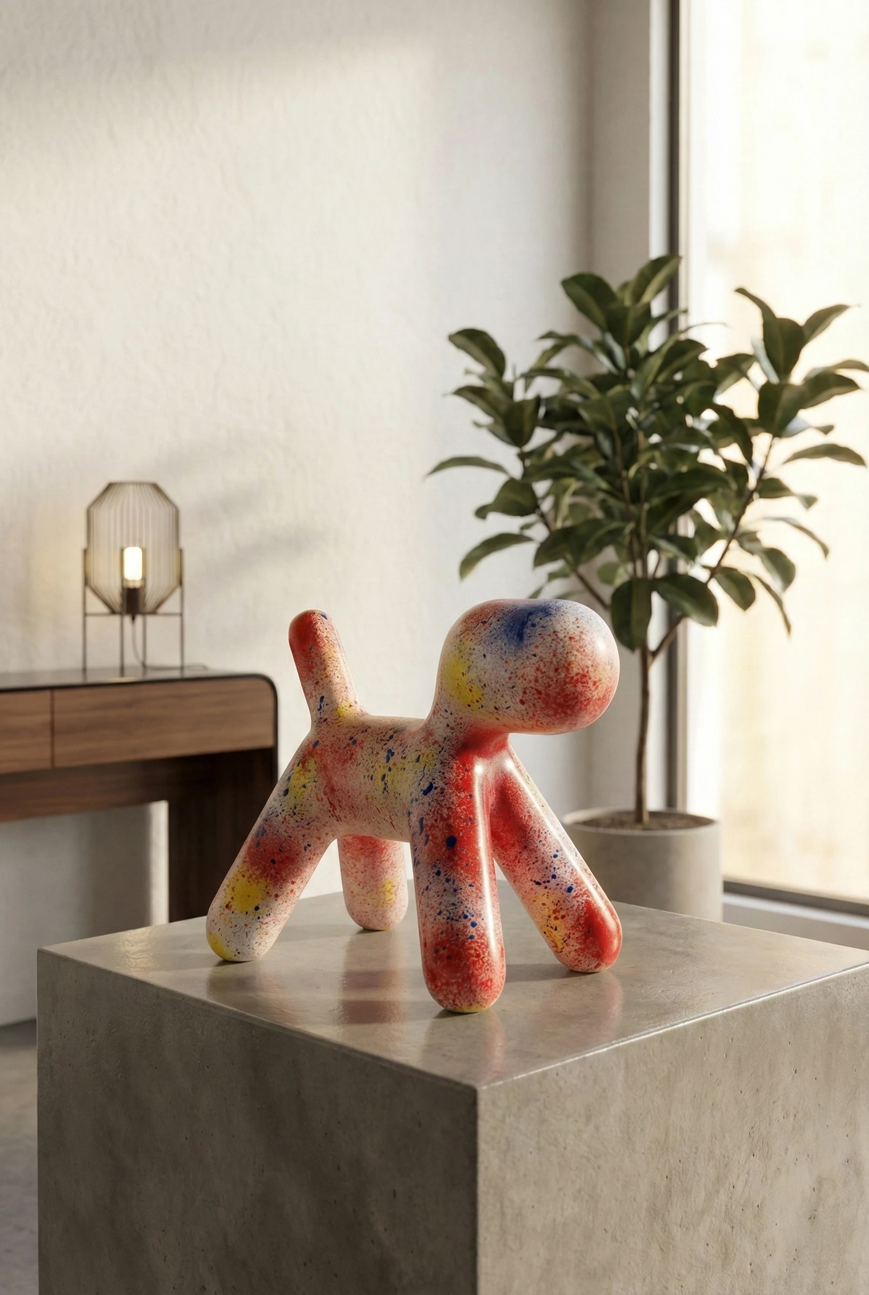 Modern Köpek Küçük (Renkli)