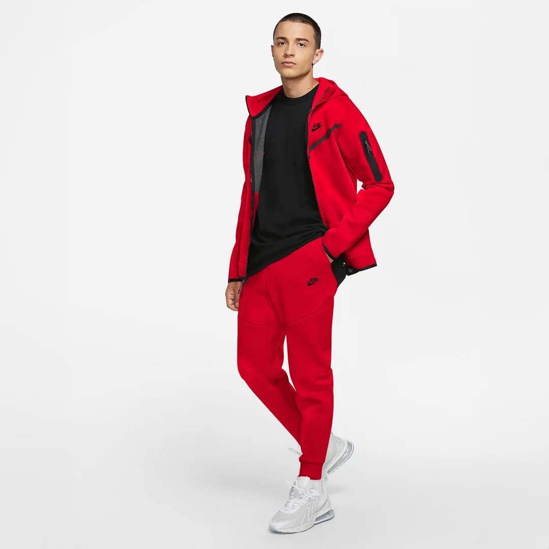 Tech Fleece Hoodie Red