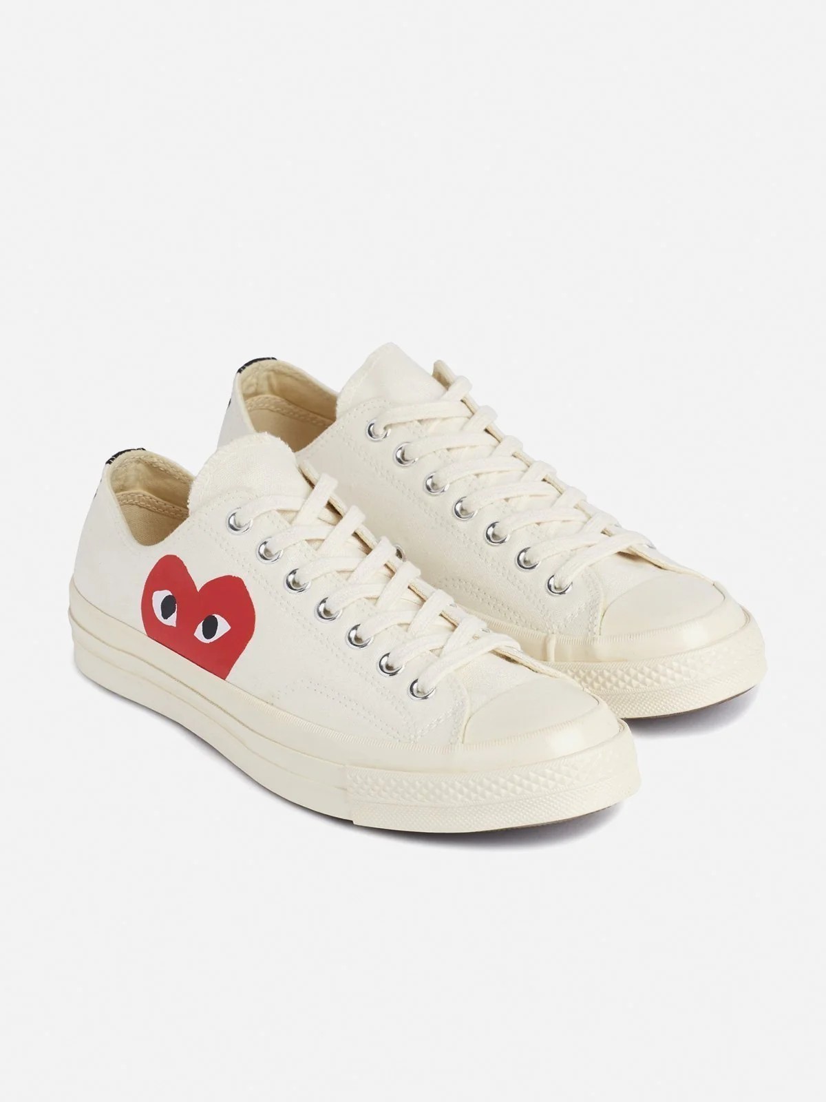 Comme des Garçons Play x Converse Chuck 70 Low - White KREM