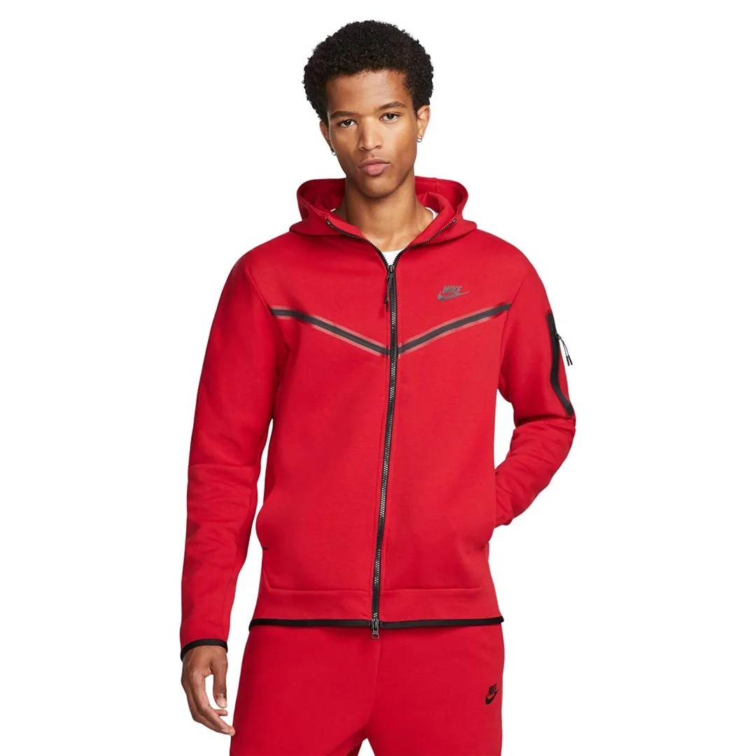 Tech Fleece Hoodie Red