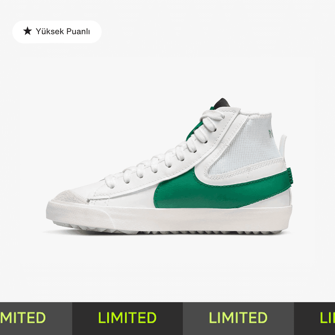 Blazer Mid Jumbo White Green