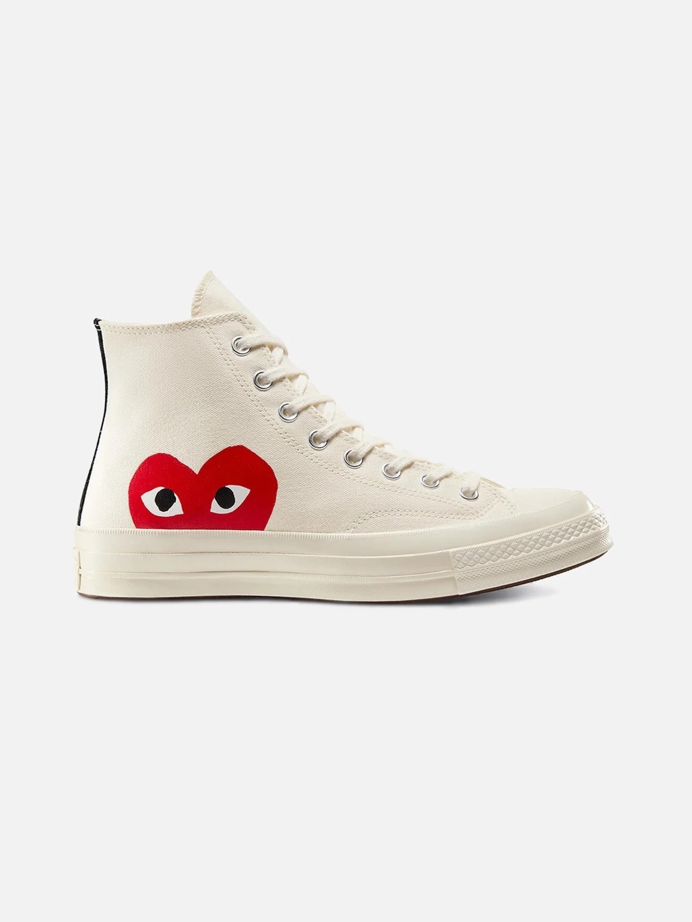 Comme des Garçons Play x Converse Chuck 70 Hi - White KREM