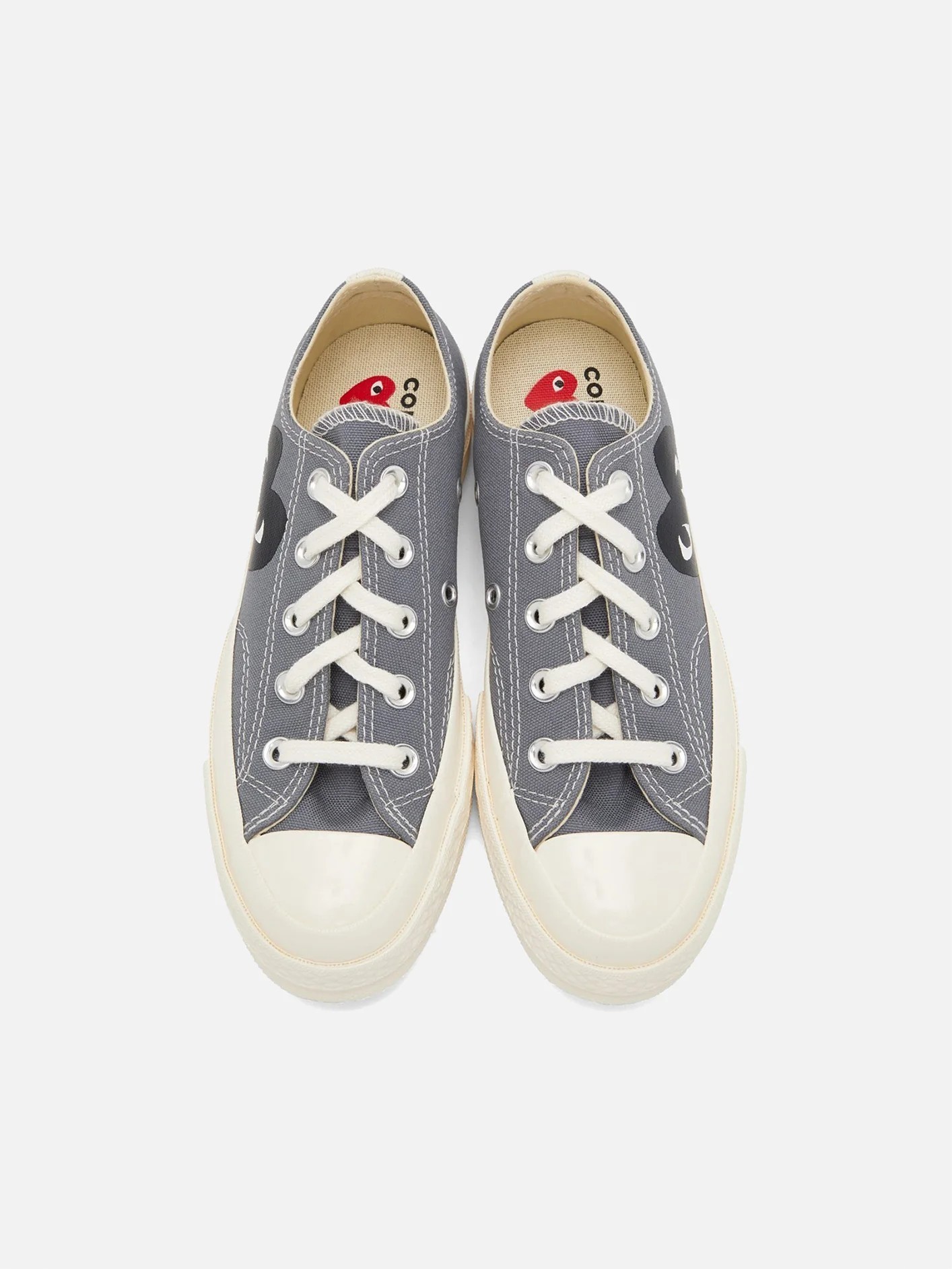 Comme des Garçons Play x Converse Chuck 70 Low - Grey GRİ