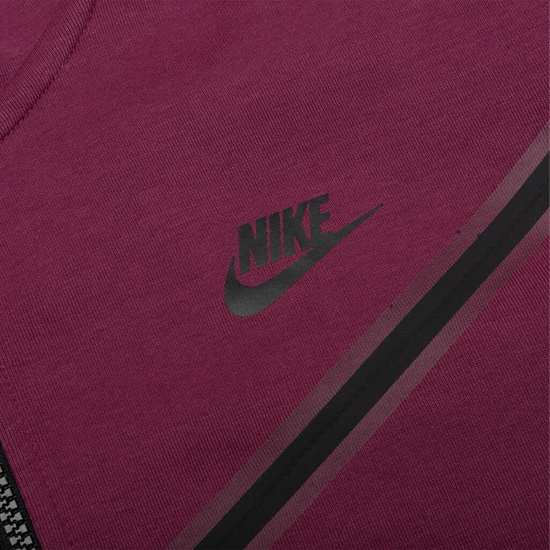 Tech Fleece Hoodie Burgundy