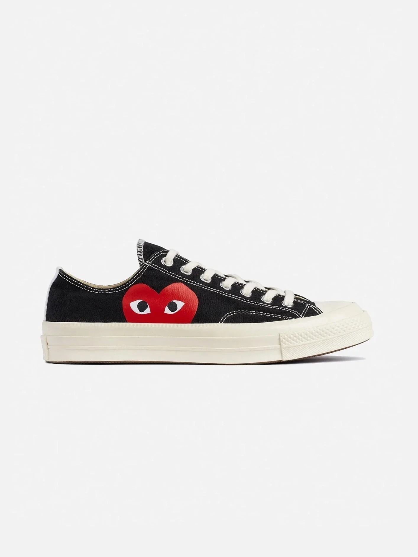 Comme des Garçons Play x Converse Chuck 70 Low - Black SİYAH