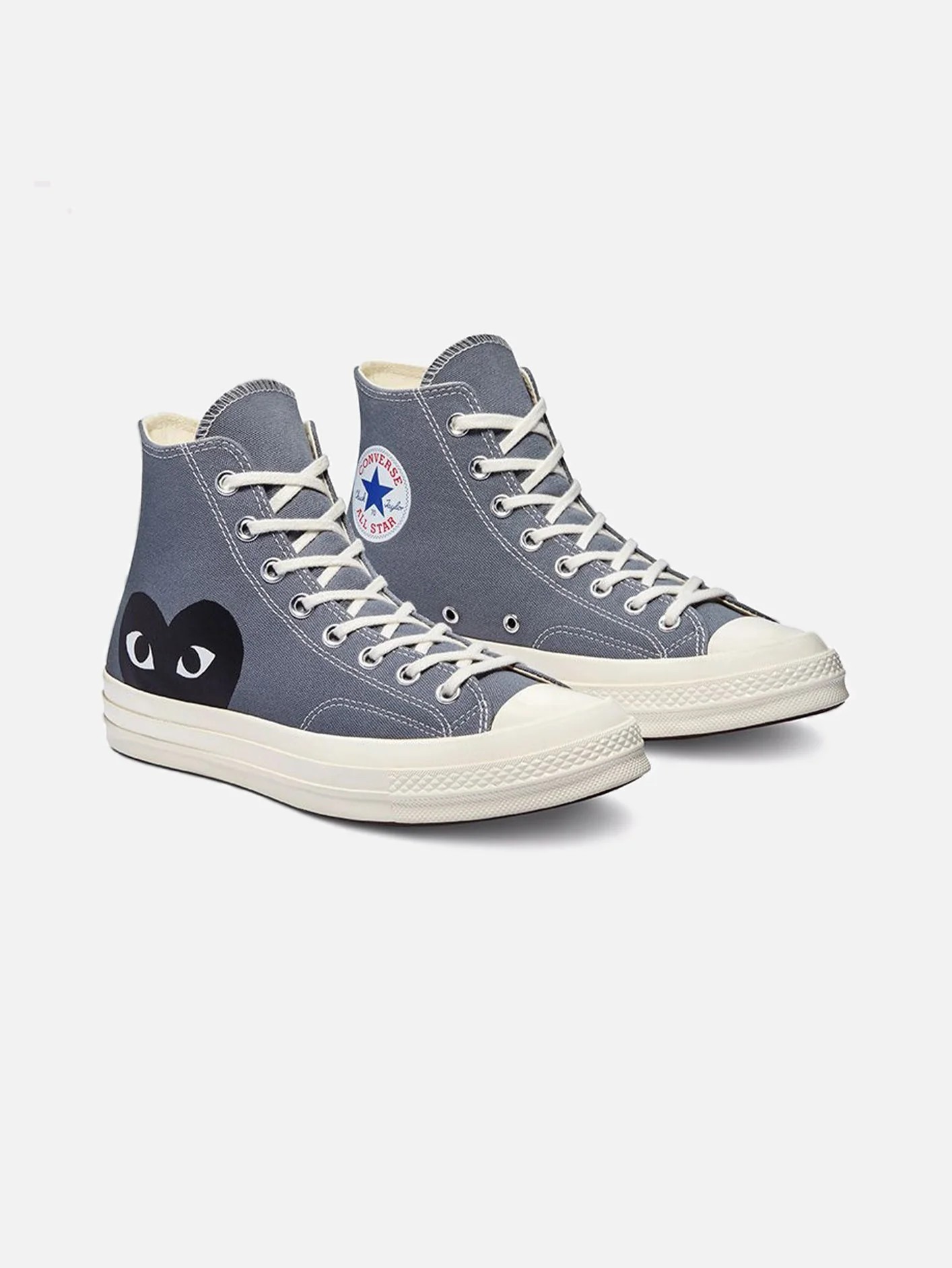 Comme des Garçons Play x Converse Chuck 70 Hi - Grey GRİ